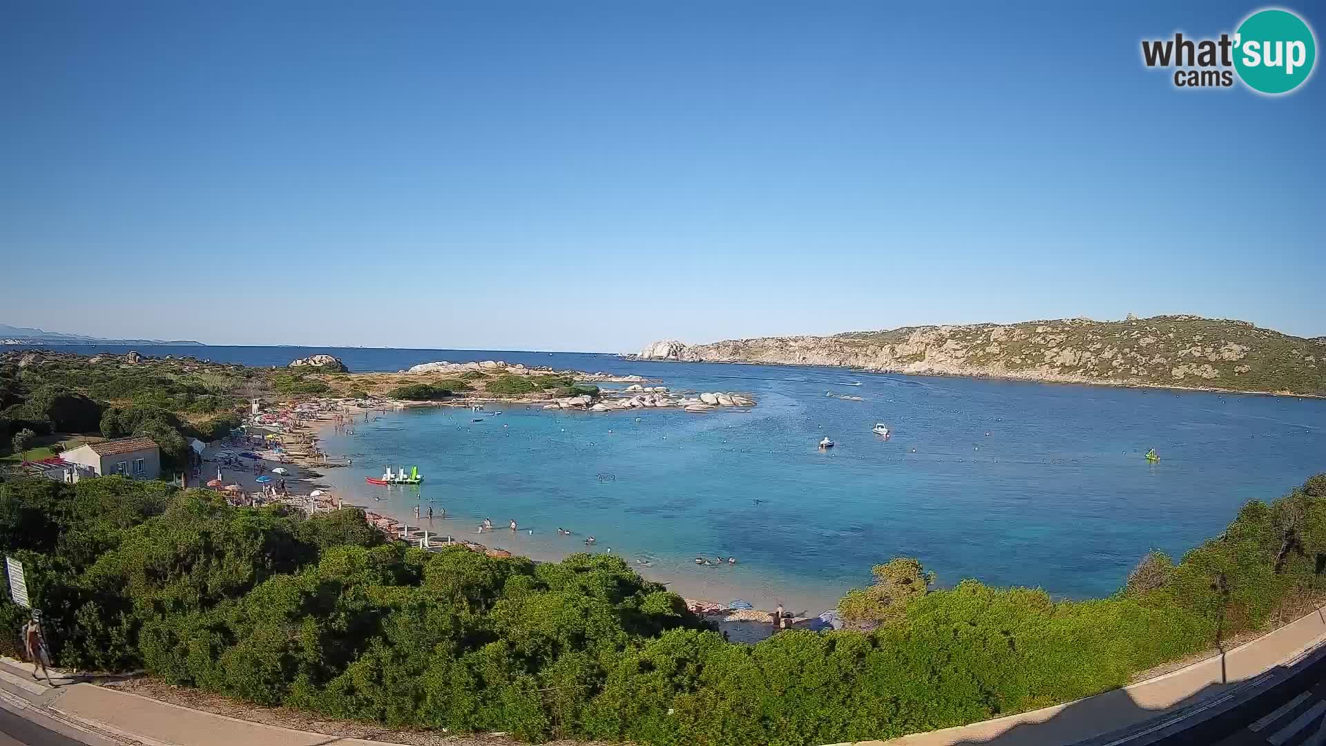 Web kamera Rena di Levante – Pogled uživo s Capo Testa