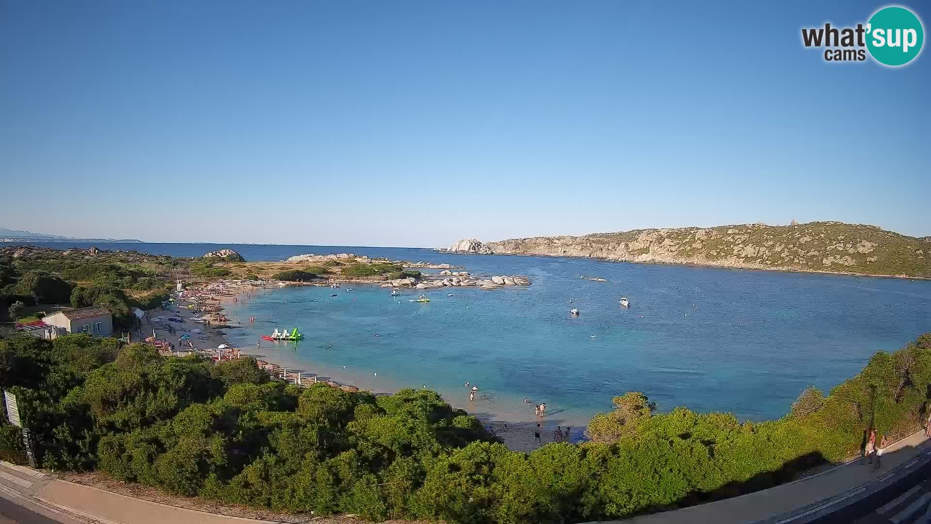Spletna kamera Rena di Levante – Pogled v živo na Capo Testa