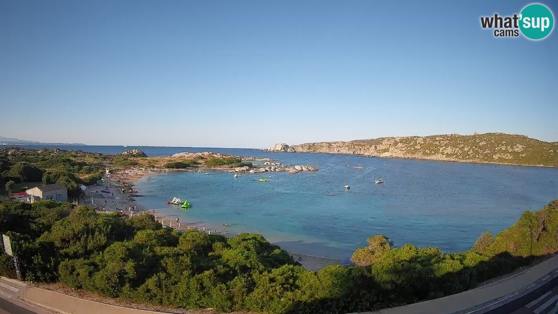Webcam Rena di Levante – Live View from Capo Testa