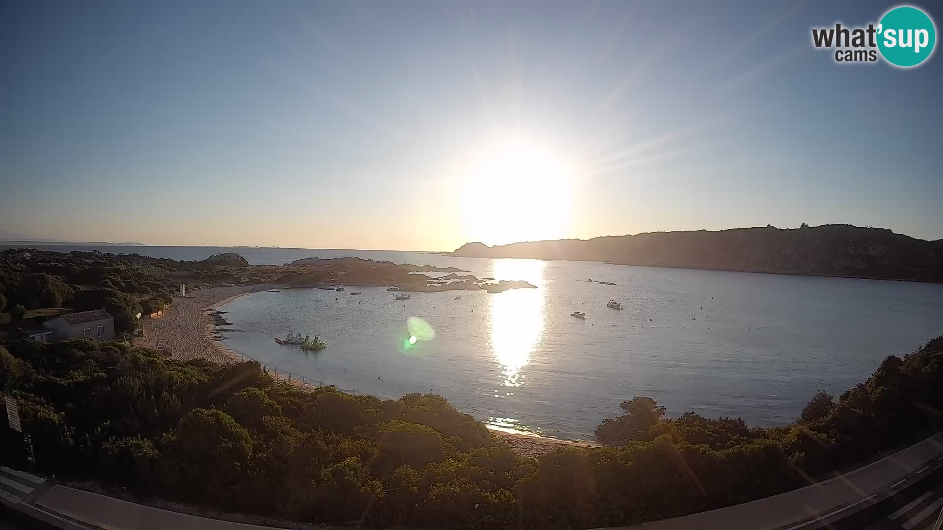 Webcam Rena di Levante – Live View from Capo Testa