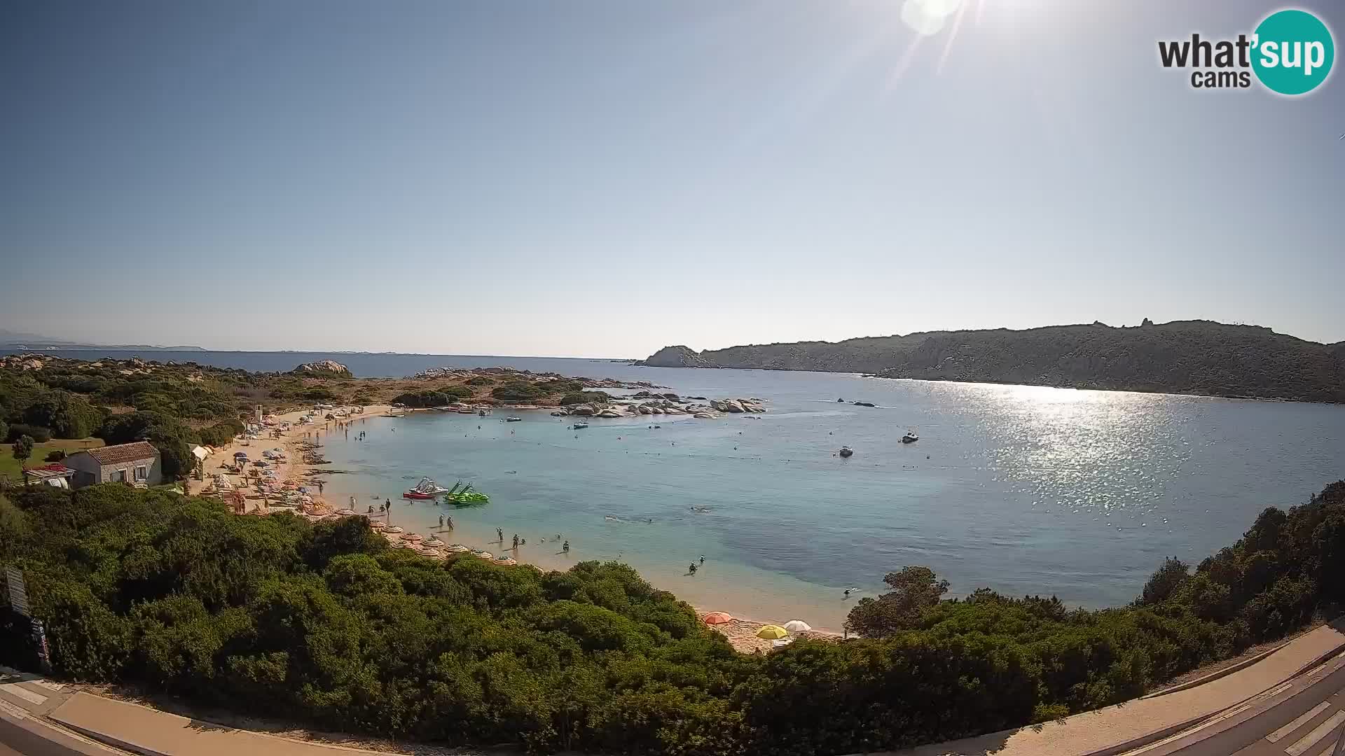 Webcam Rena di Levante – Live View from Capo Testa