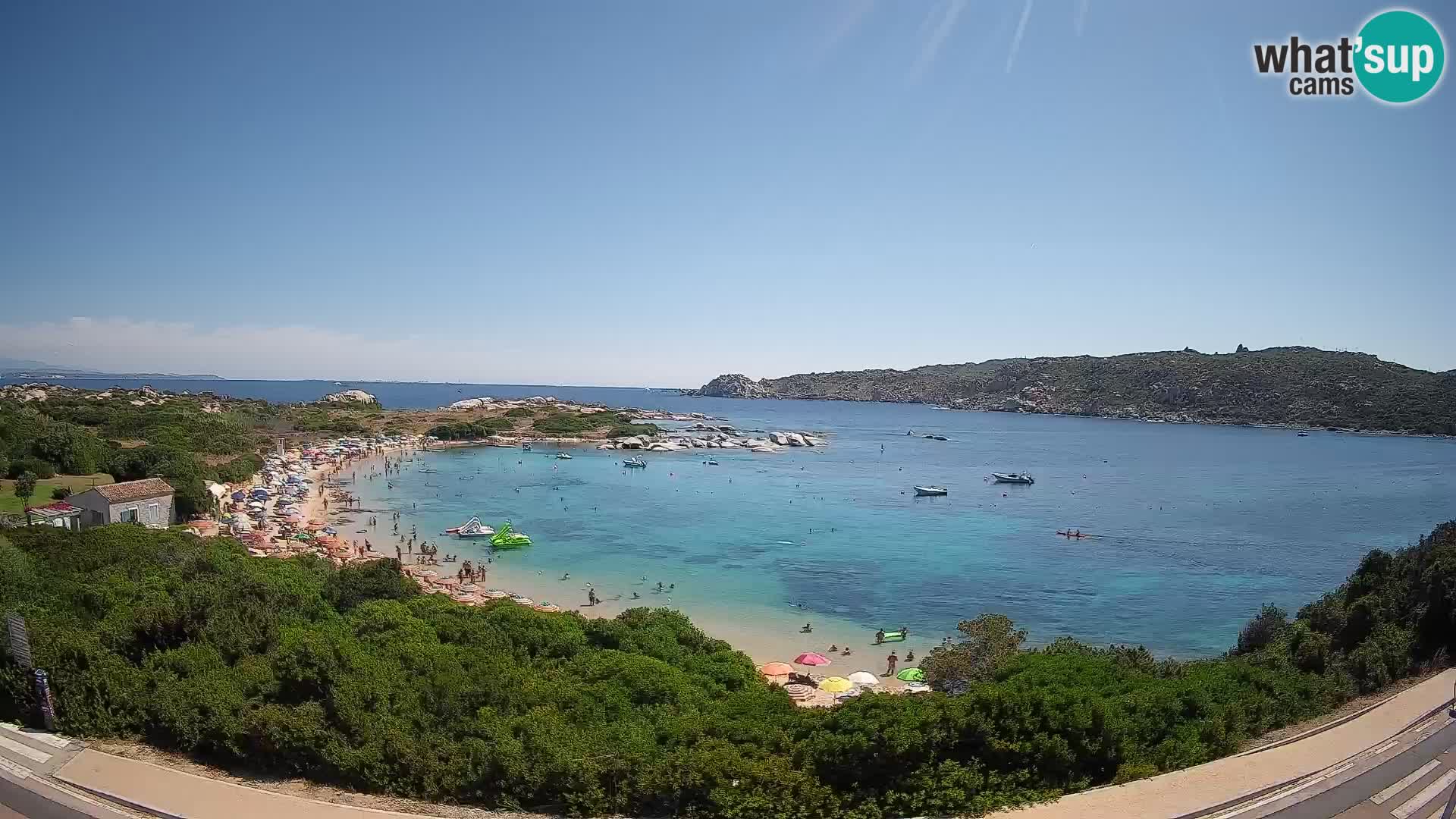 Webcam Rena di Levante – Live View from Capo Testa