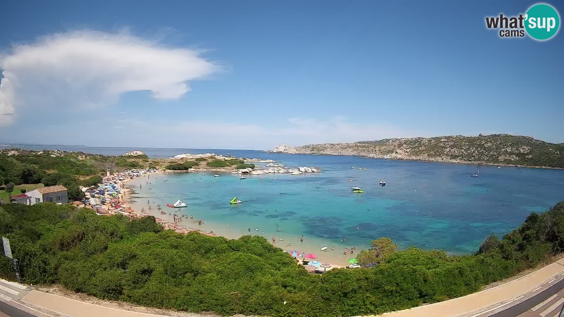 Webcam Rena di Levante – Live View from Capo Testa