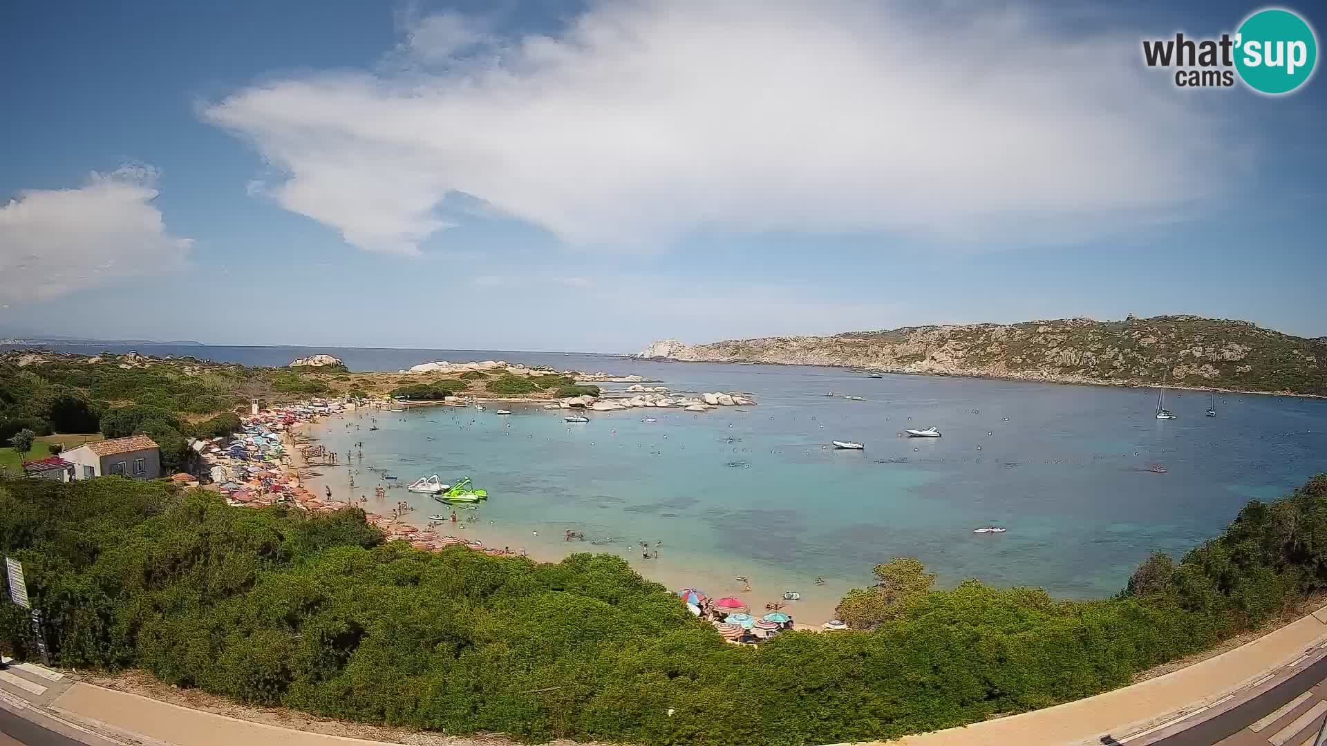 Webcam Rena di Levante – Live View from Capo Testa