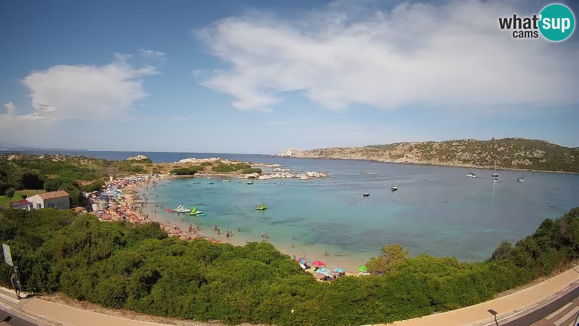 Webcam Rena di Levante – Live View from Capo Testa