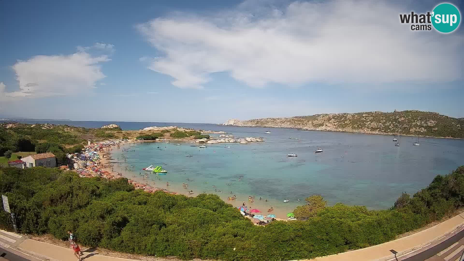 Webcam Rena di Levante – Live View from Capo Testa