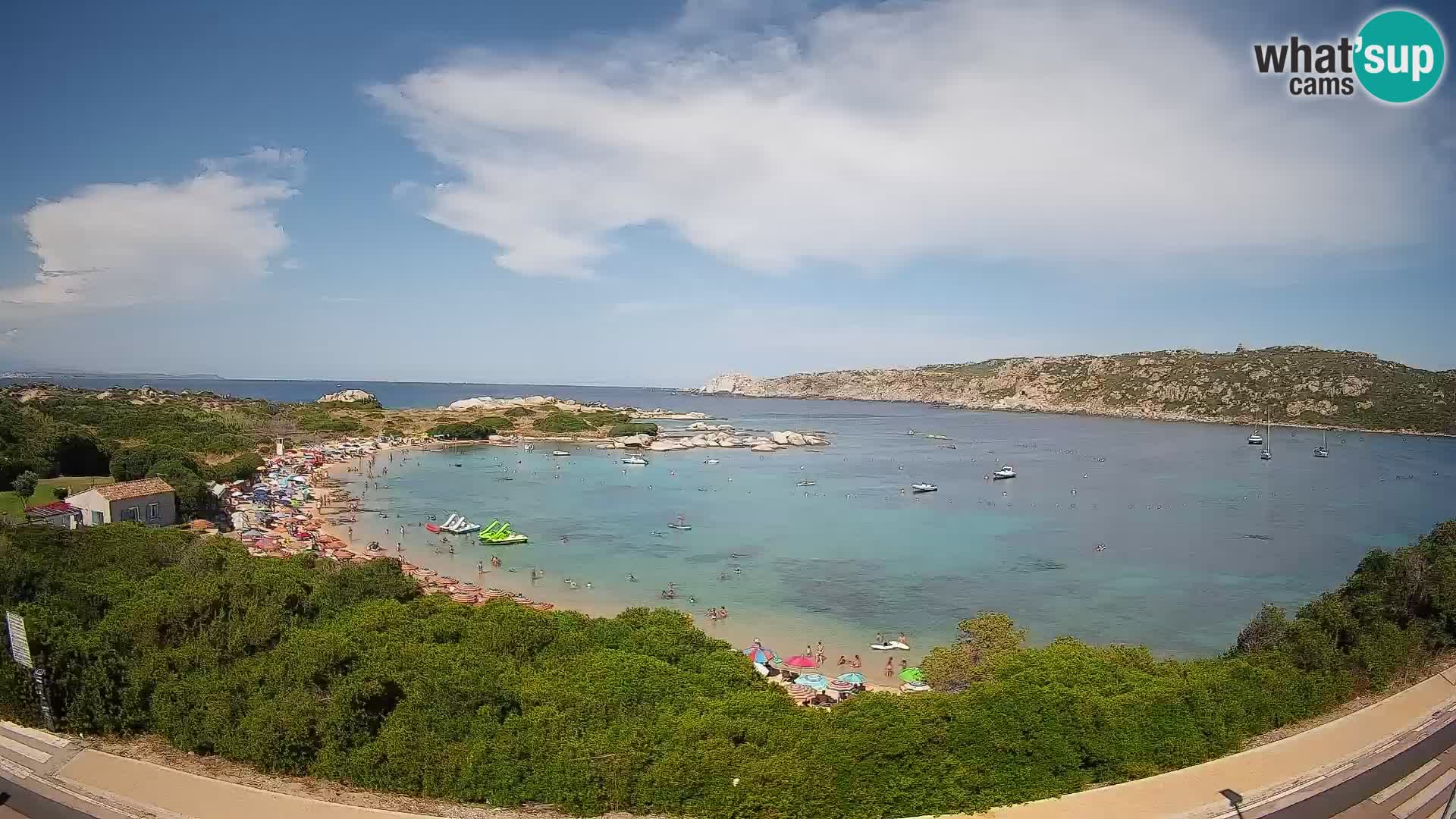 Webcam Rena di Levante – Live View from Capo Testa