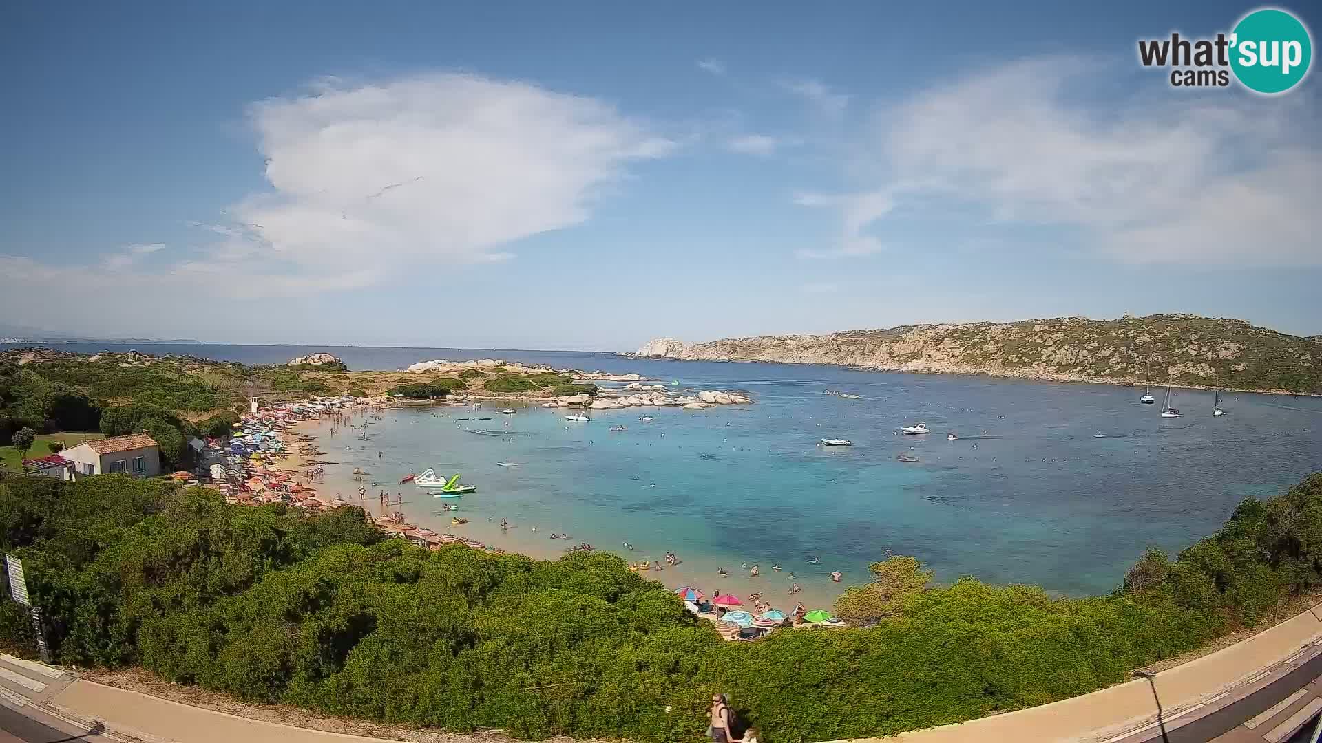 Webcam Rena di Levante – Live View from Capo Testa