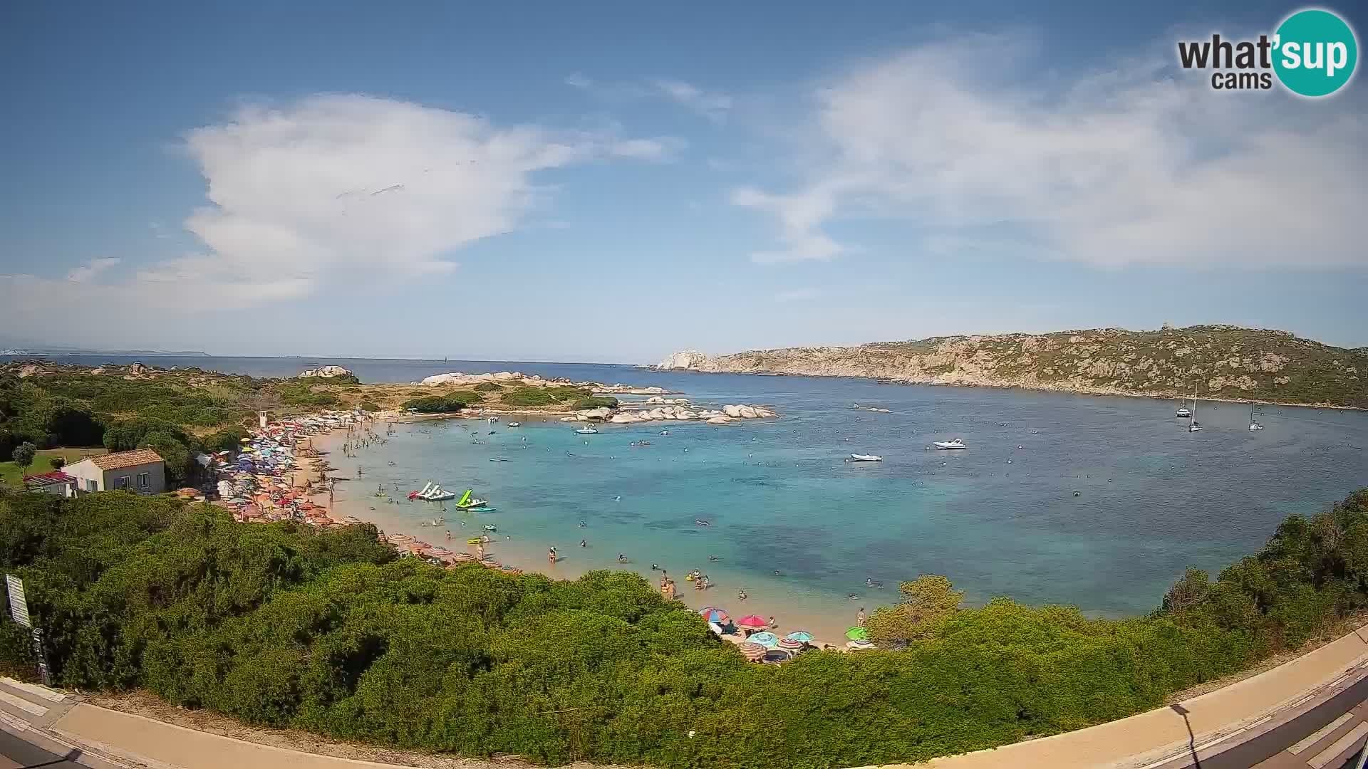 Web kamera Rena di Levante – Pogled uživo s Capo Testa