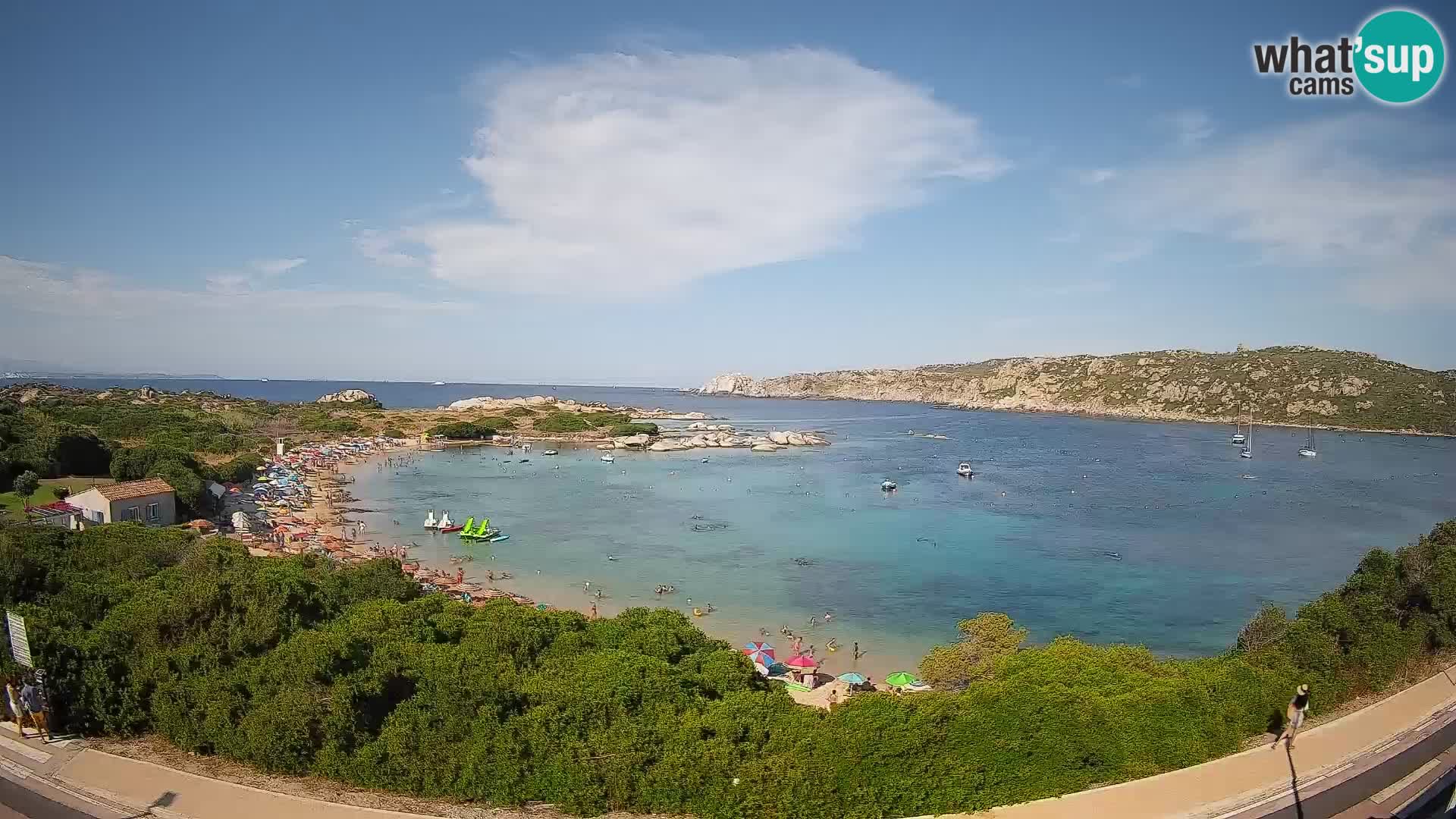 Webcam Rena di Levante – Live View from Capo Testa