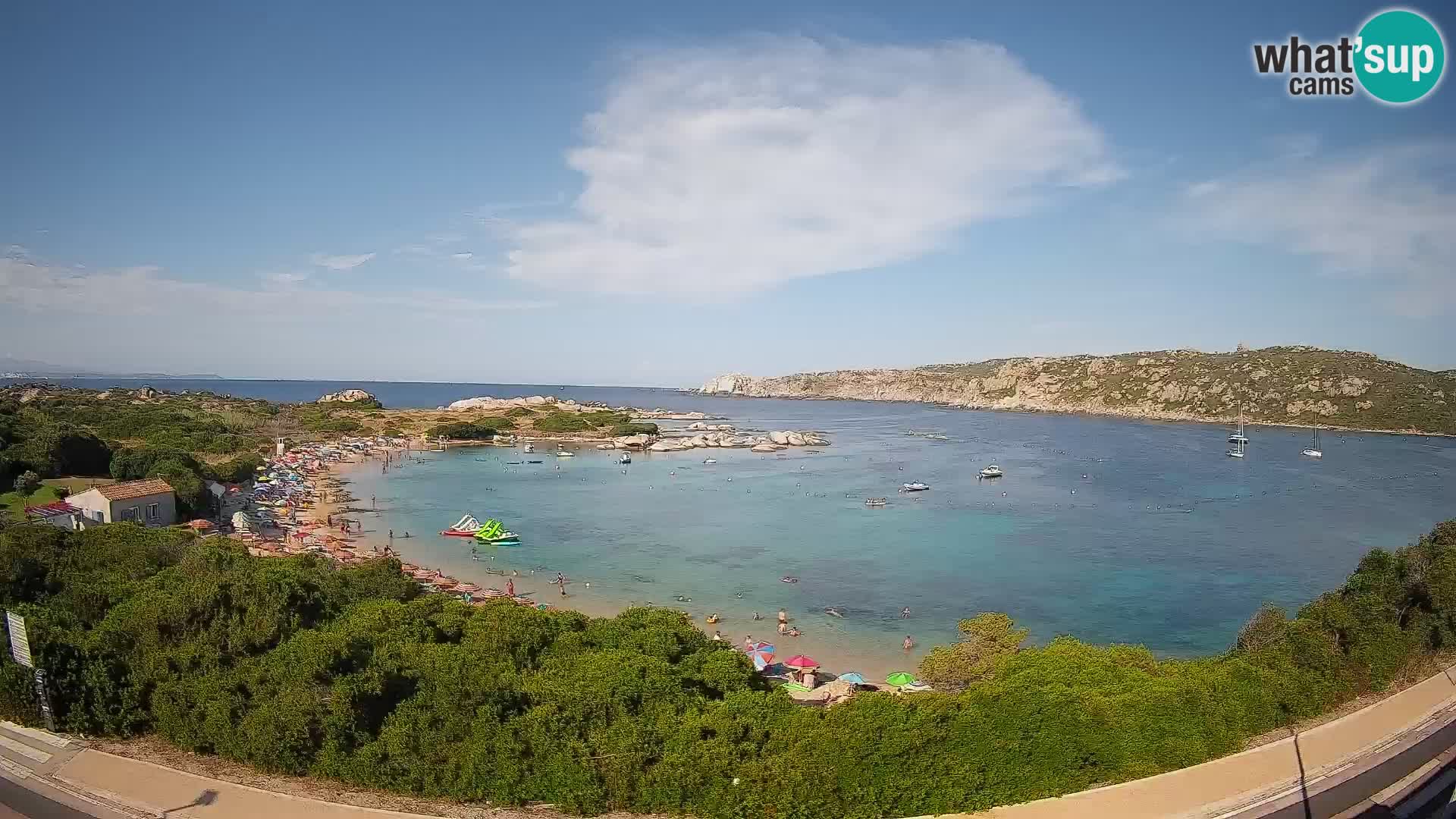 Webcam Rena di Levante – Vue en direct depuis Capo Testa