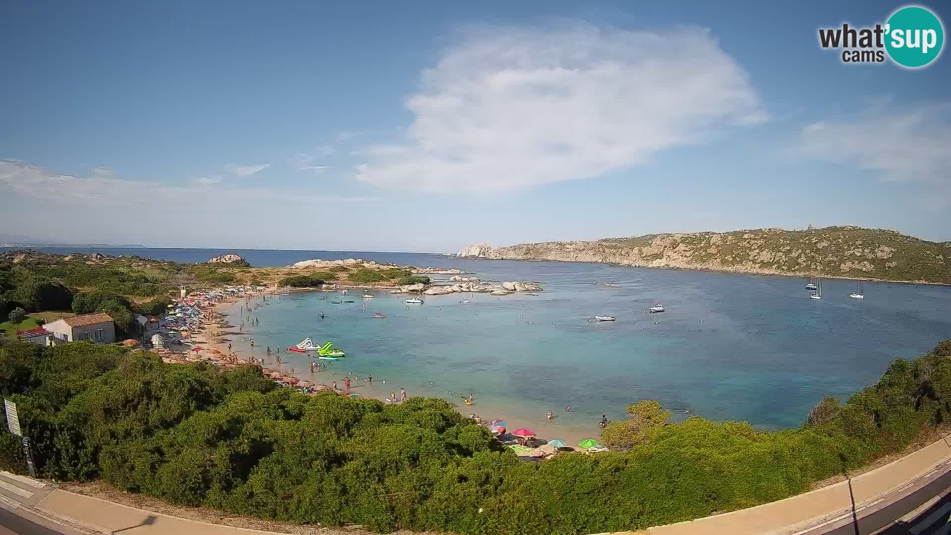 Webcam Rena di Levante – Live View from Capo Testa