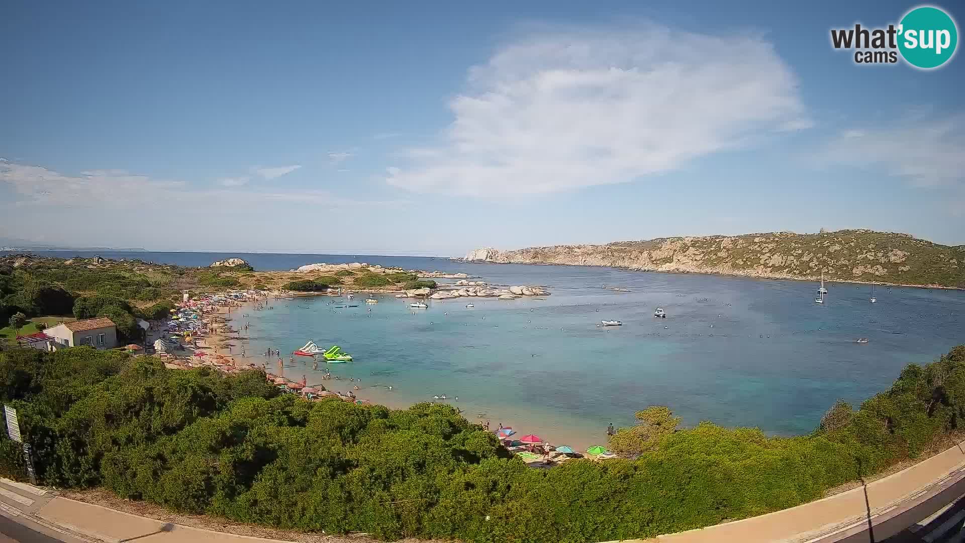 Webcam Rena di Levante – Vista en directo desde Capo Testa