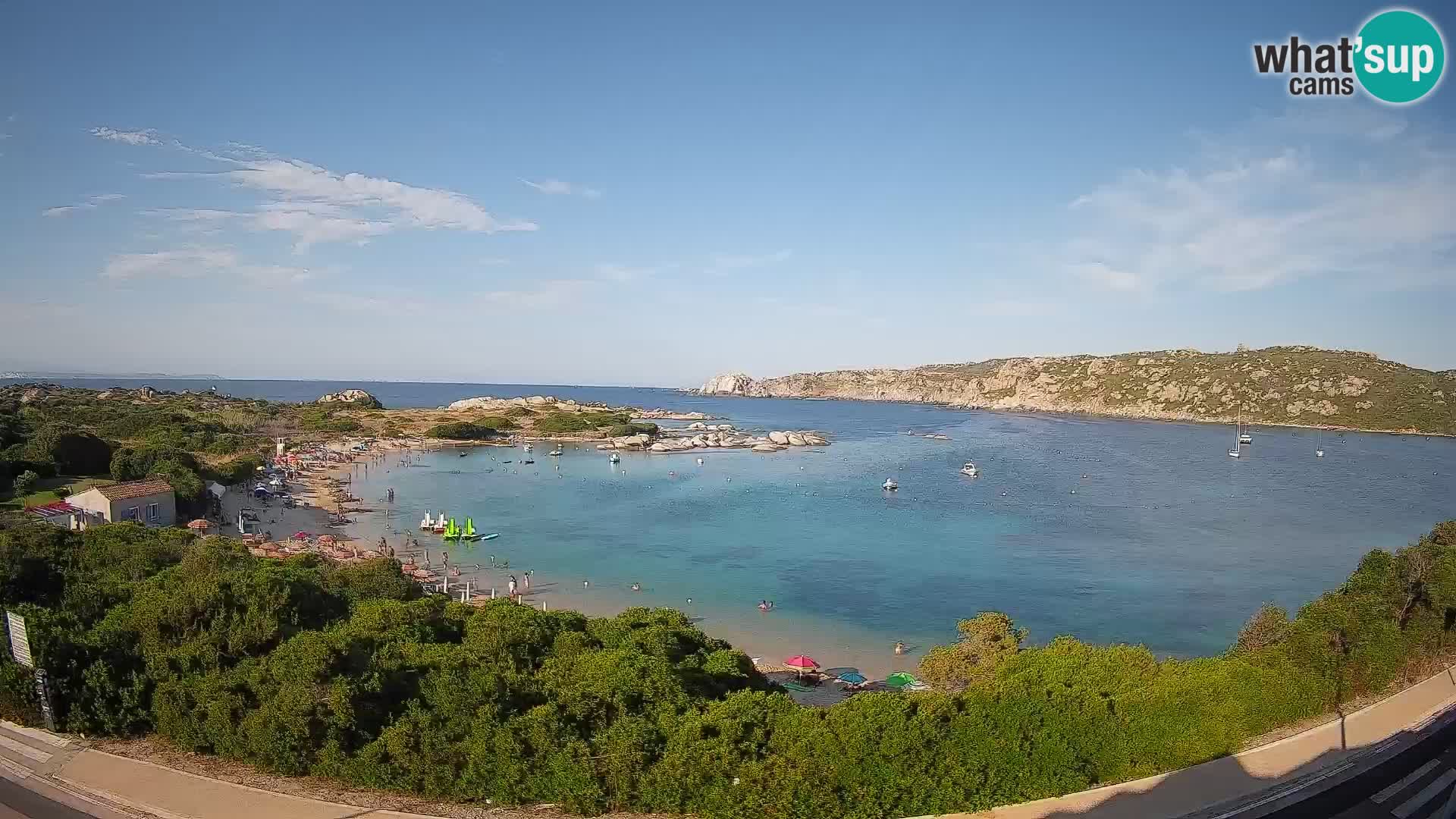 Webcam Rena di Levante – Live View from Capo Testa