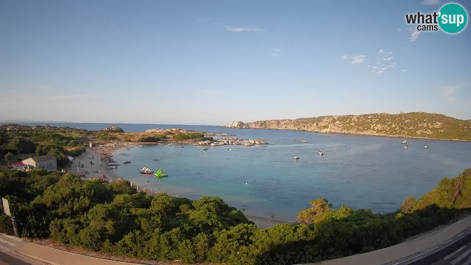 Webcam Rena di Levante – Live View from Capo Testa