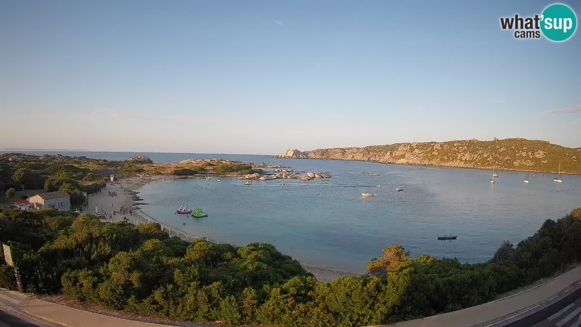 Webcam Rena di Levante – Live View from Capo Testa