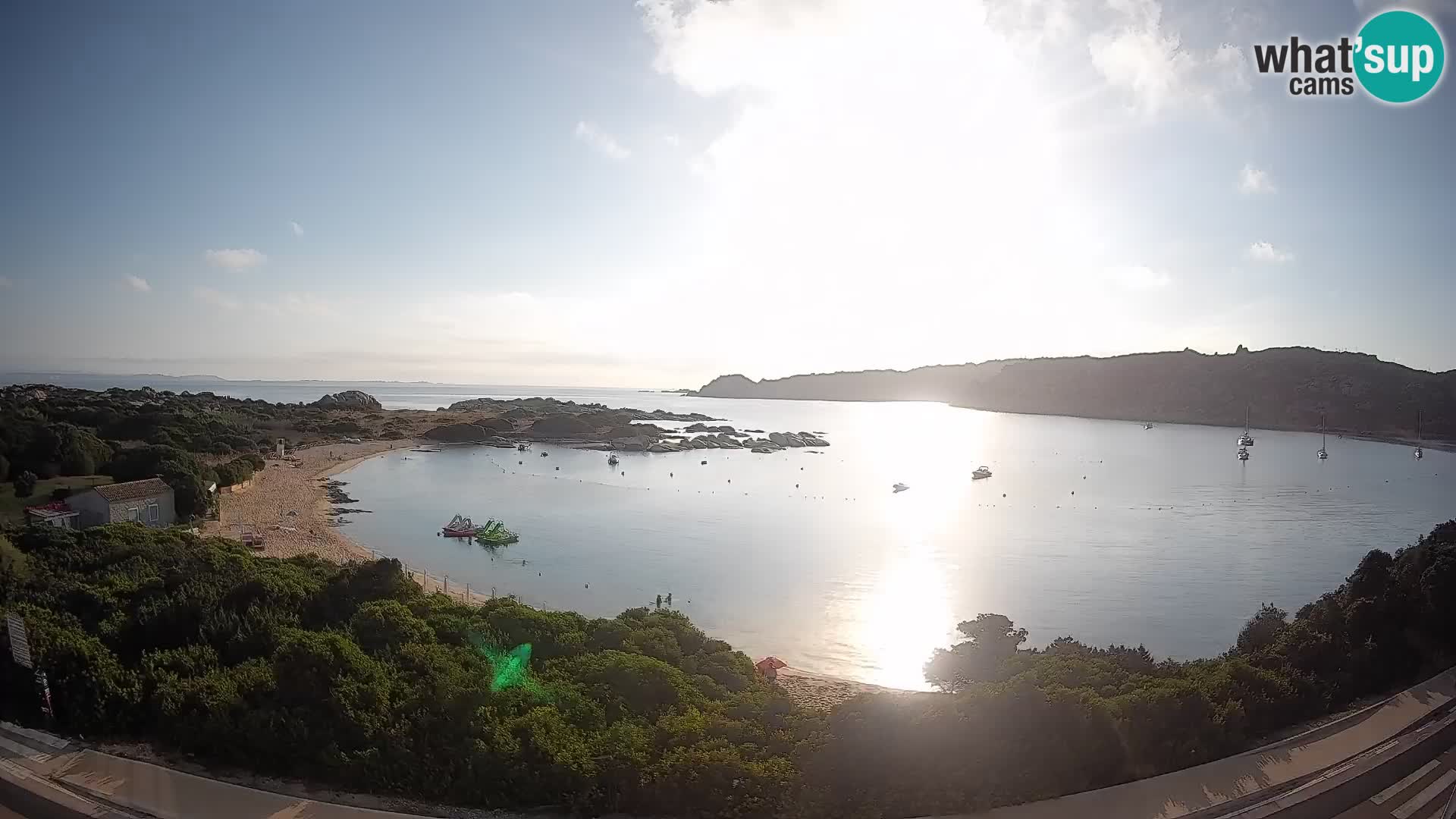 Webcam Rena di Levante – Live View from Capo Testa