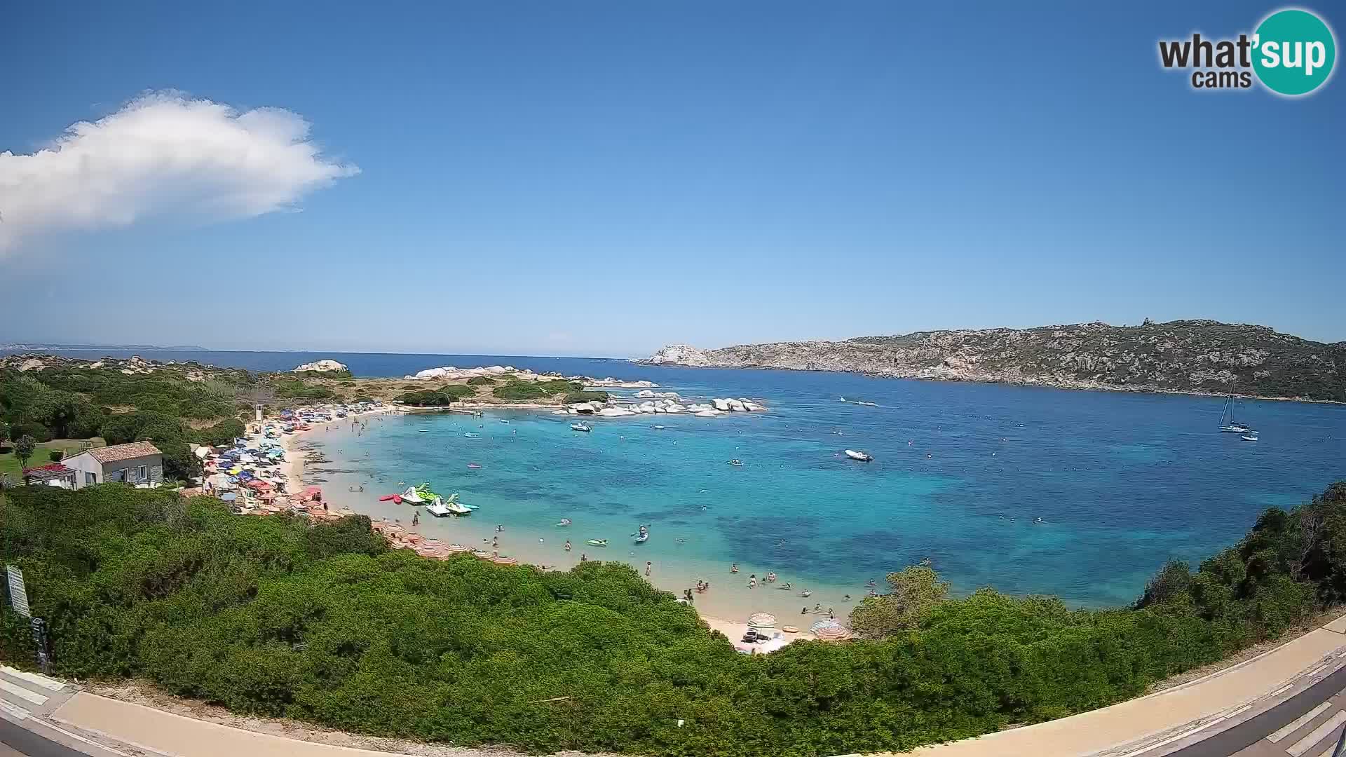 Spletna kamera Rena di Levante – Pogled v živo na Capo Testa