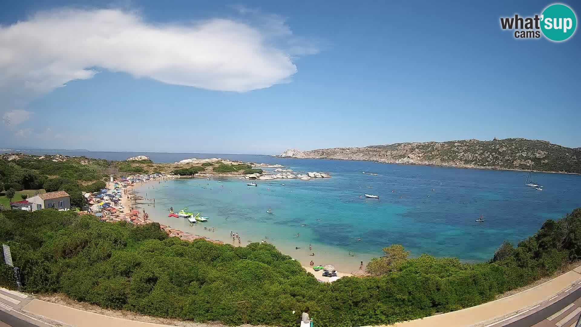 Web kamera Rena di Levante – Pogled uživo s Capo Testa