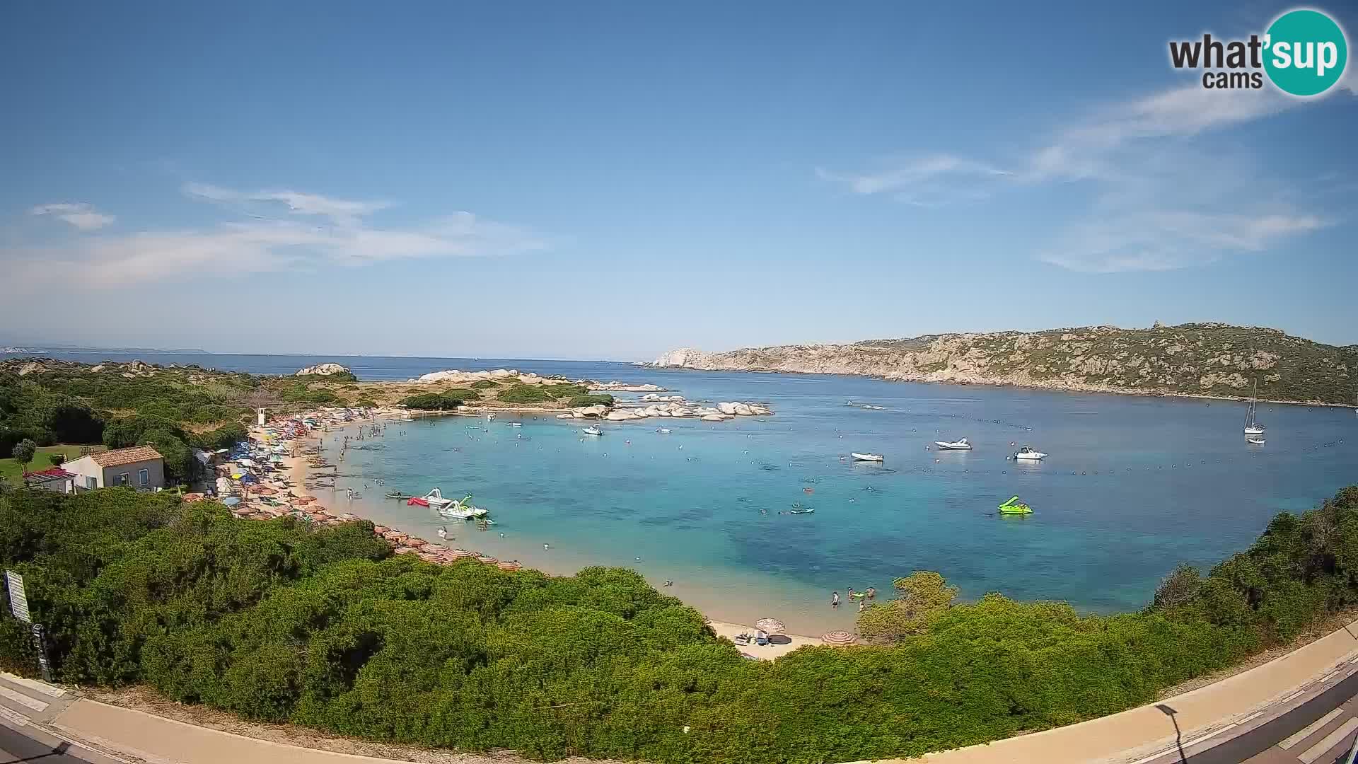 Webcam Rena di Levante – Live View from Capo Testa