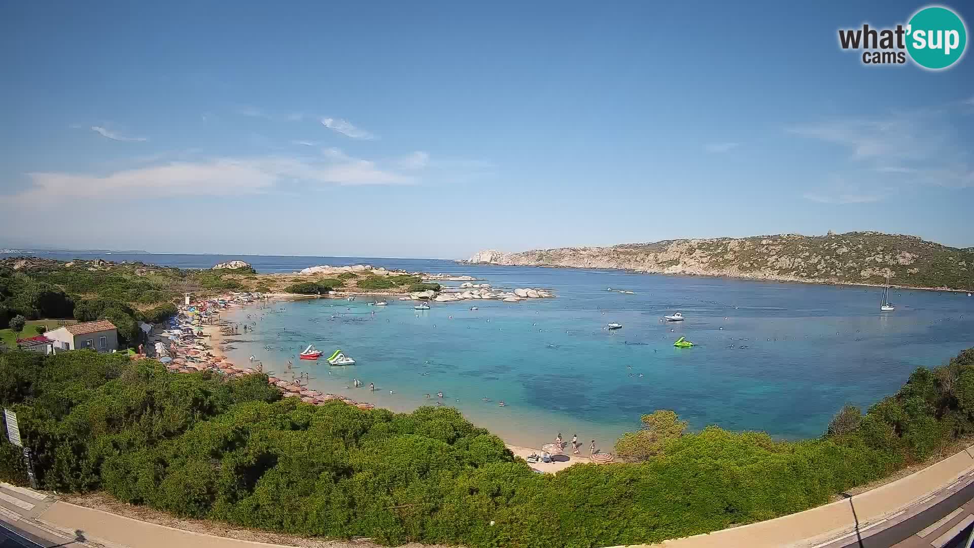 Spletna kamera Rena di Levante – Pogled v živo na Capo Testa