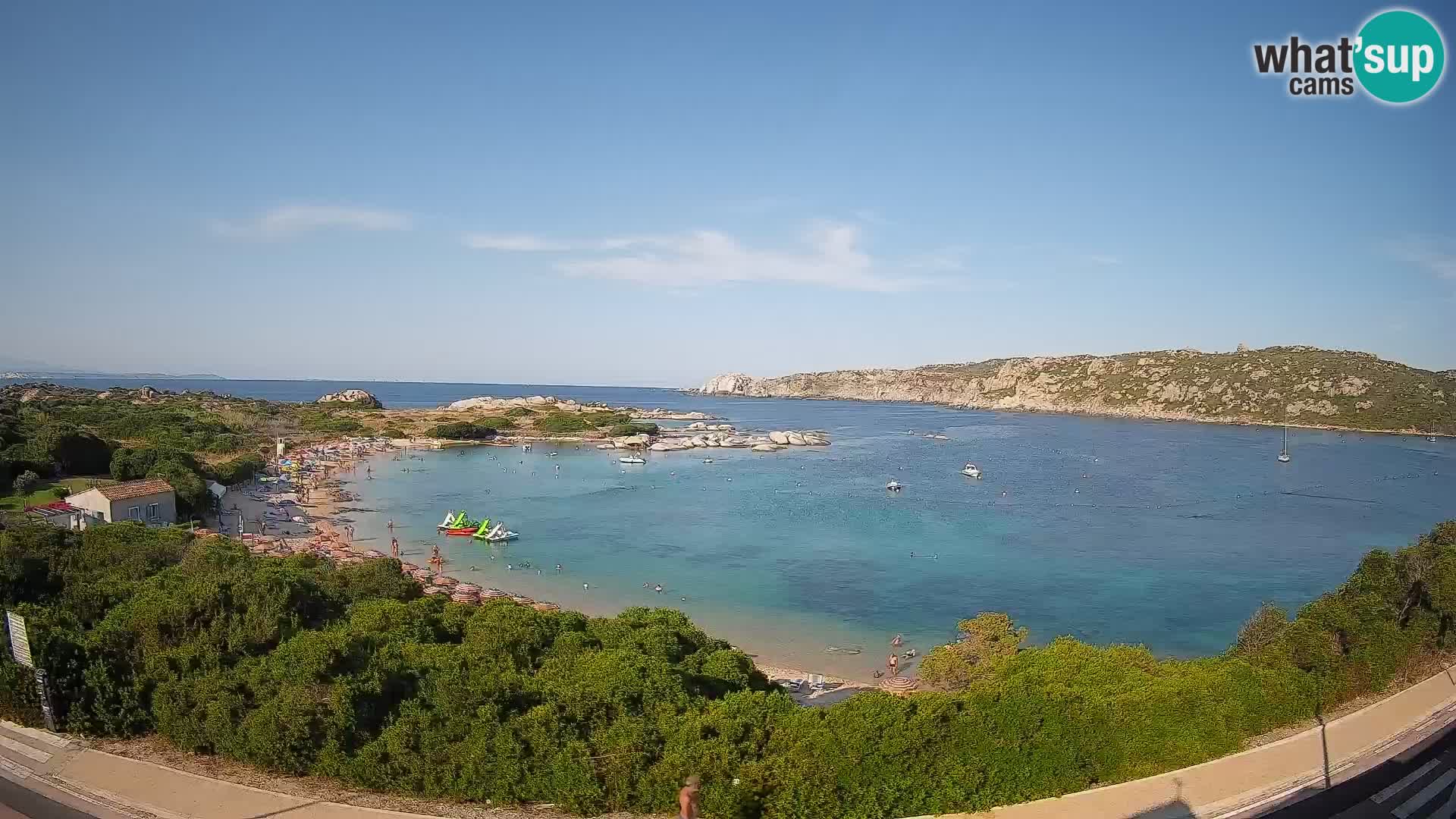Web kamera Rena di Levante – Pogled uživo s Capo Testa