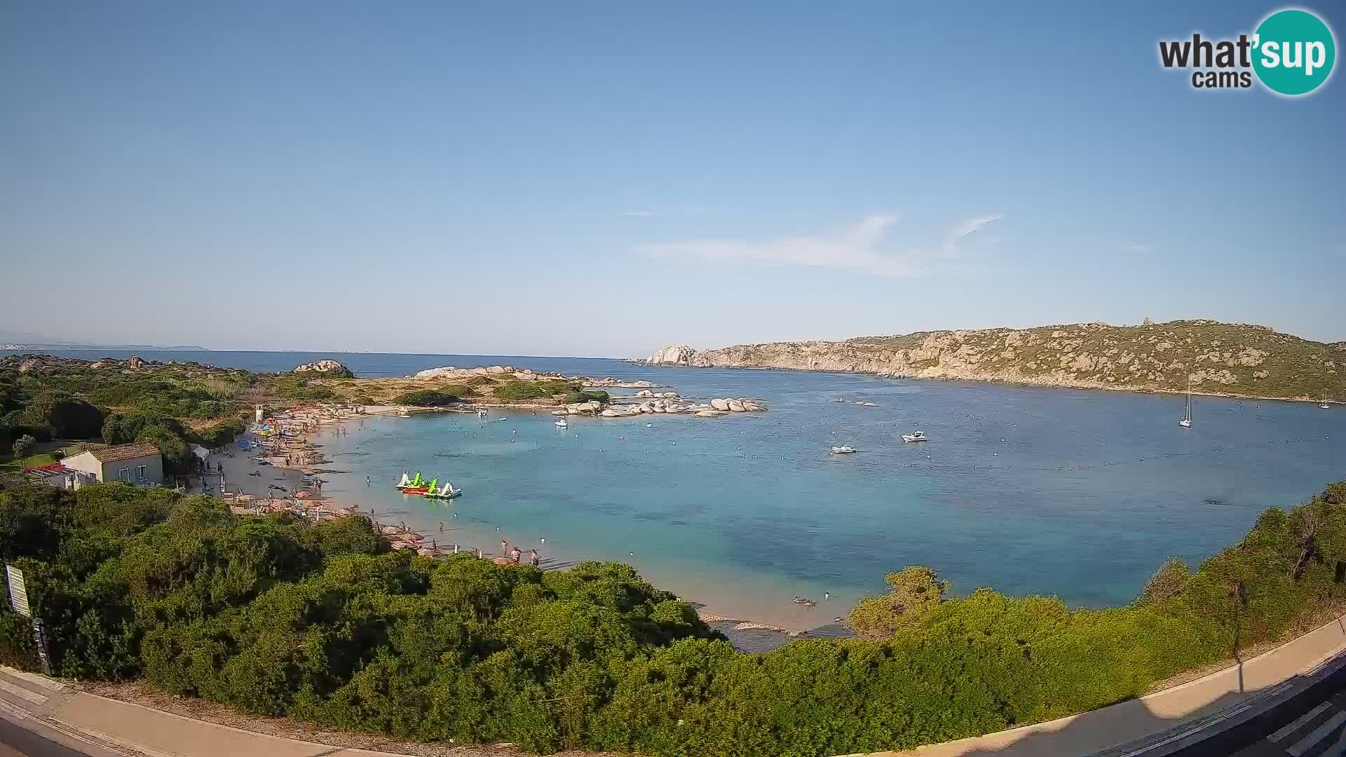 Spletna kamera Rena di Levante – Pogled v živo na Capo Testa