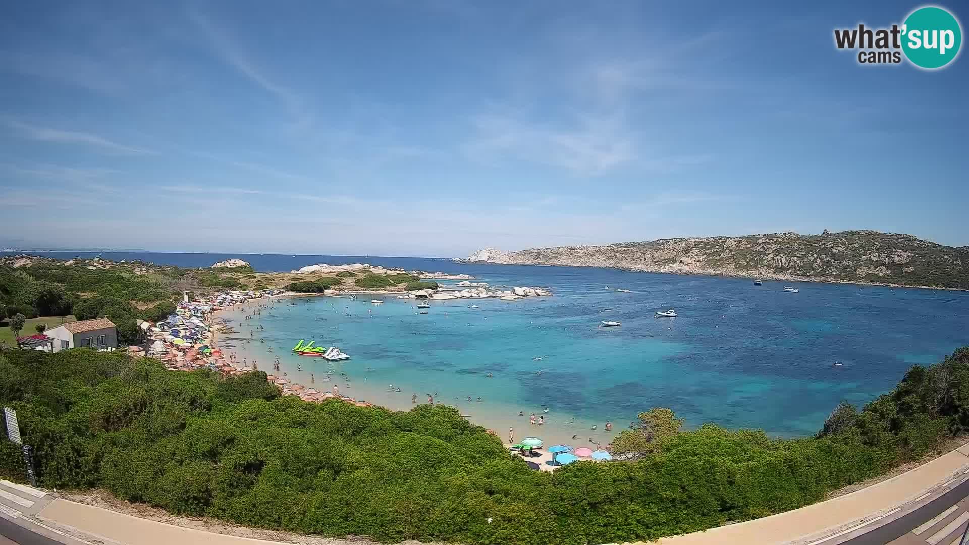 Webcam Rena di Levante – Live View from Capo Testa