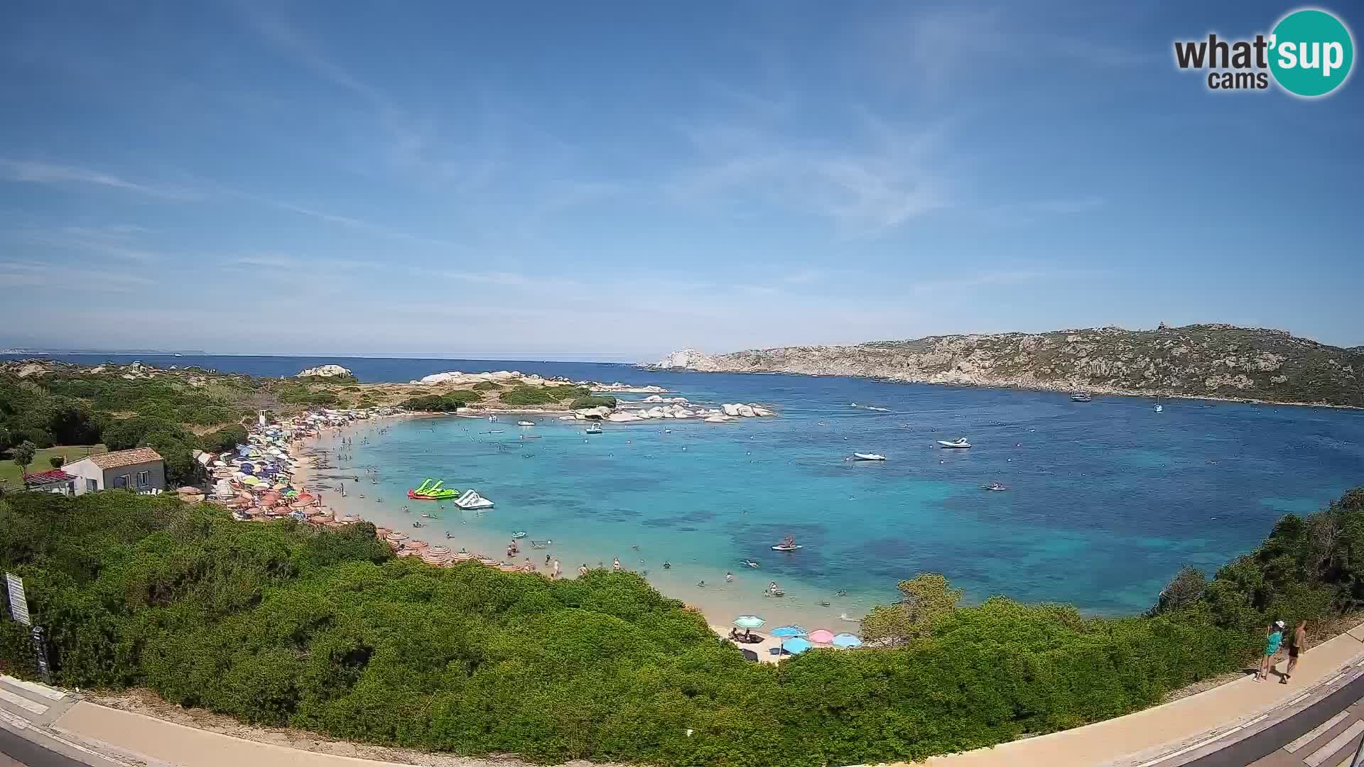 Webcam Rena di Levante – Live View from Capo Testa