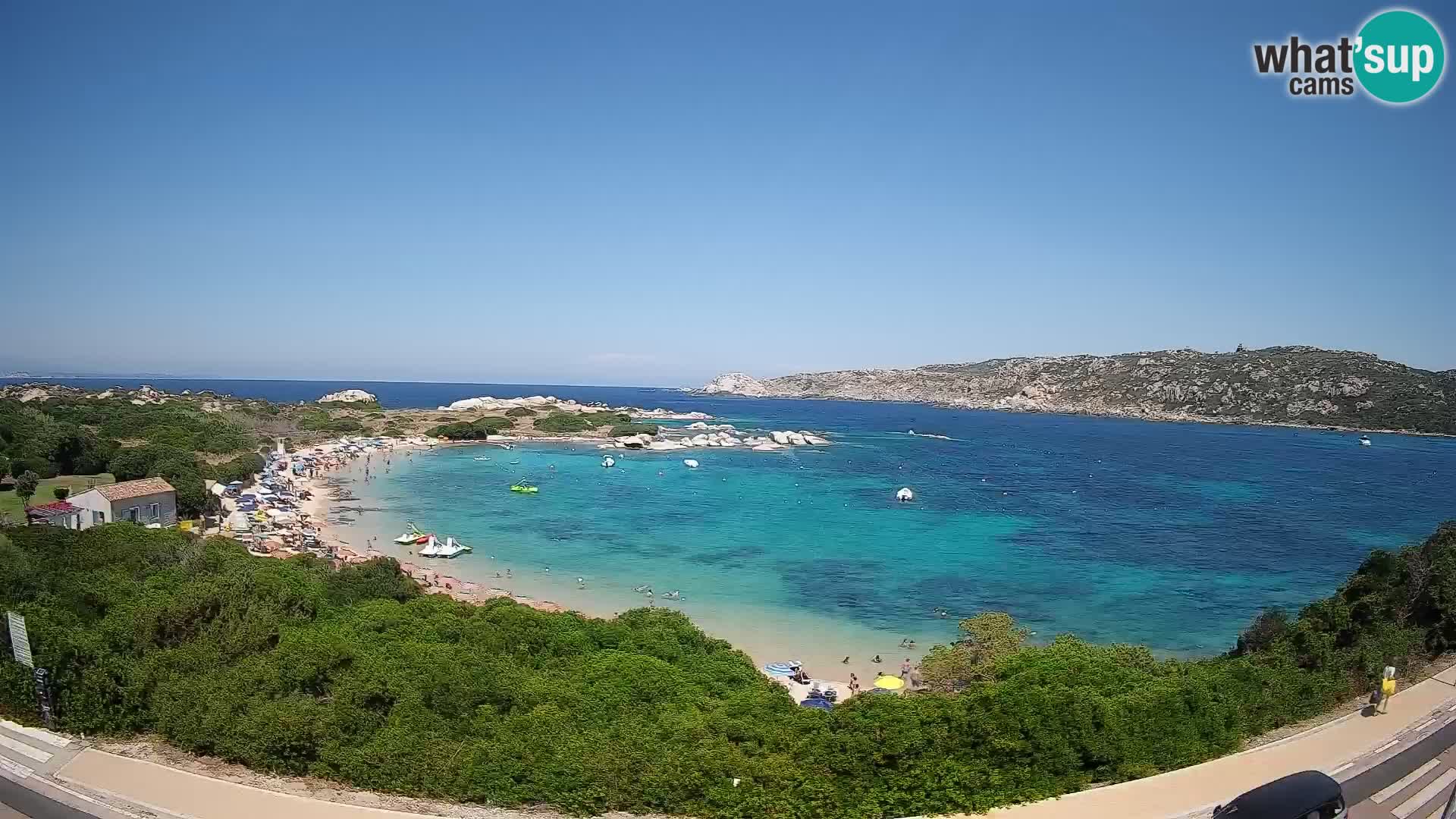 Spletna kamera Rena di Levante – Pogled v živo na Capo Testa