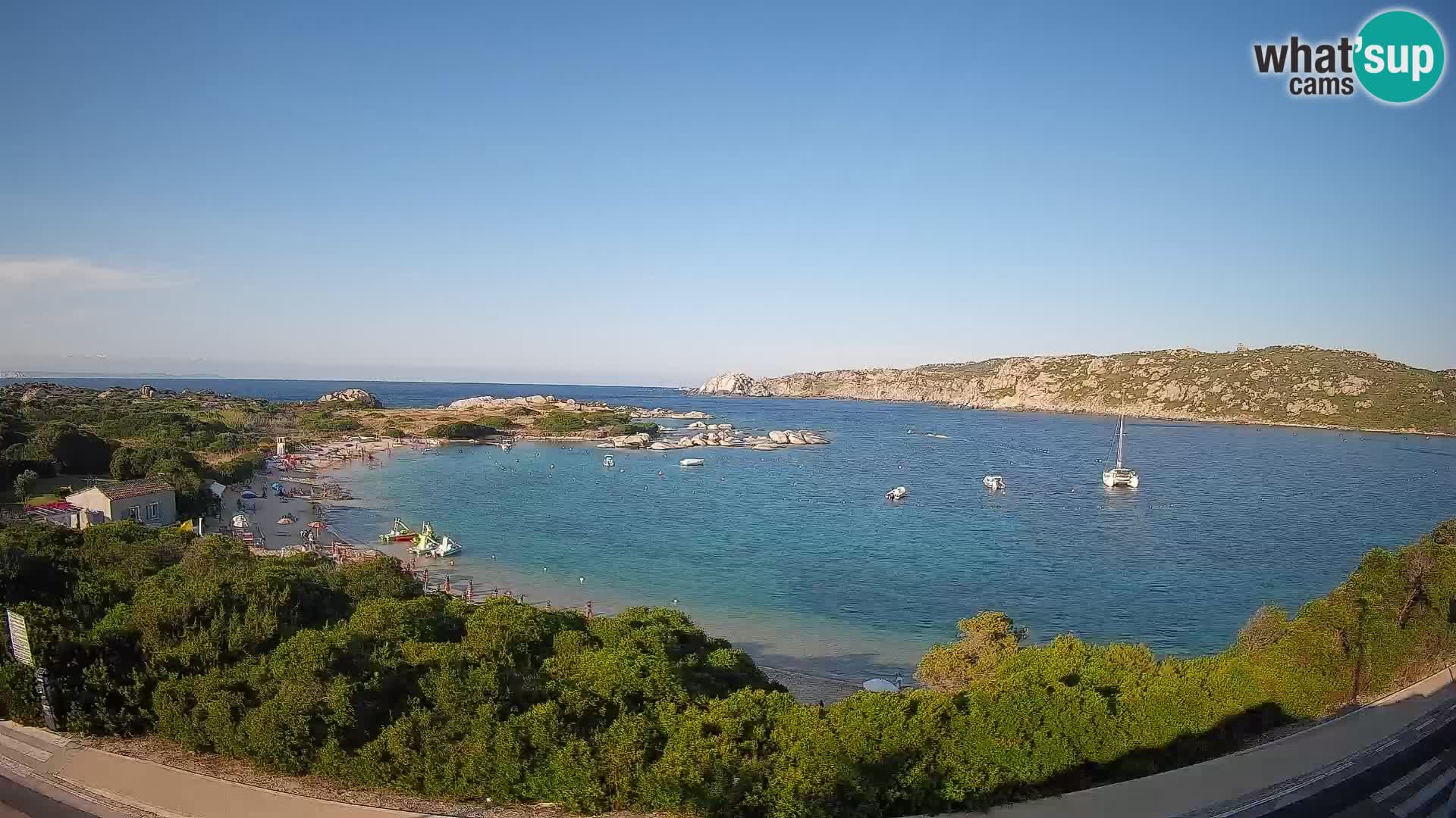 Webcam Rena di Levante – Live View from Capo Testa