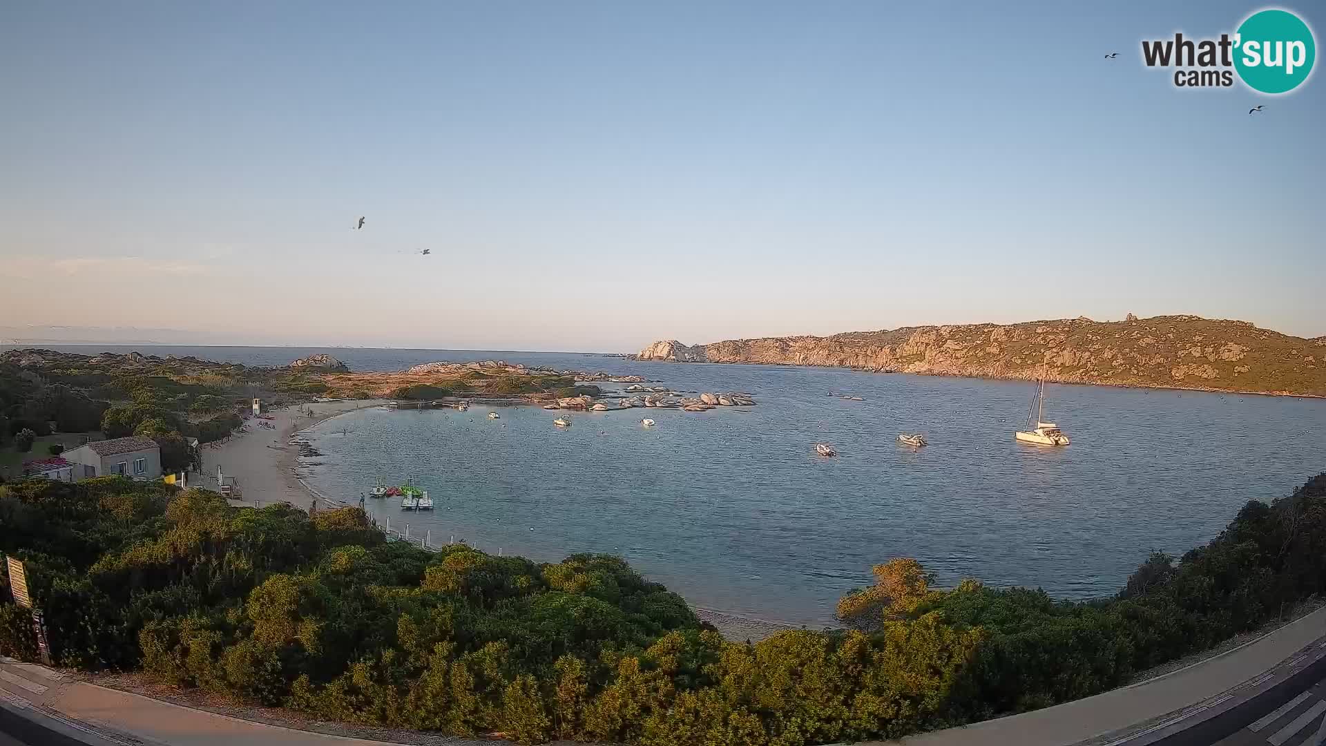 Webcam Rena di Levante – Live View from Capo Testa