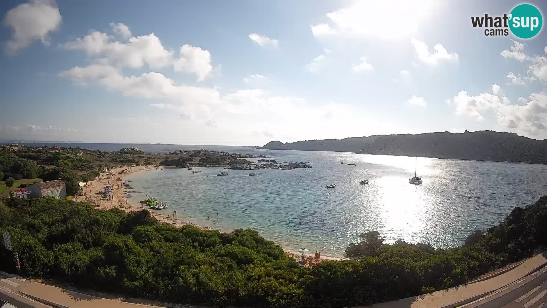 Spletna kamera Rena di Levante – Pogled v živo na Capo Testa