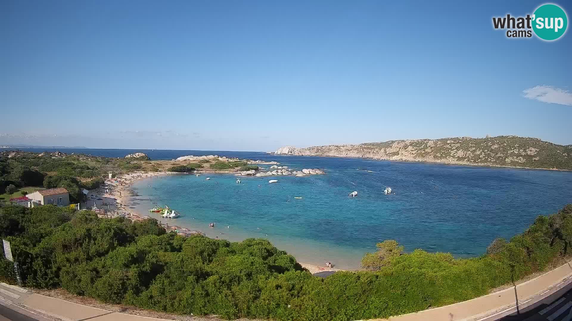 Webcam Rena di Levante – Live View from Capo Testa