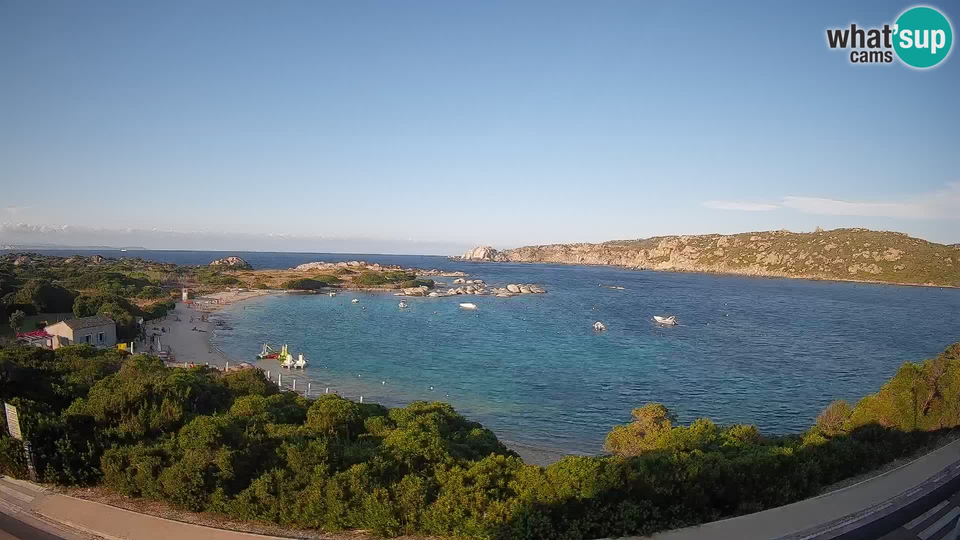 Webcam Rena di Levante – Live View from Capo Testa
