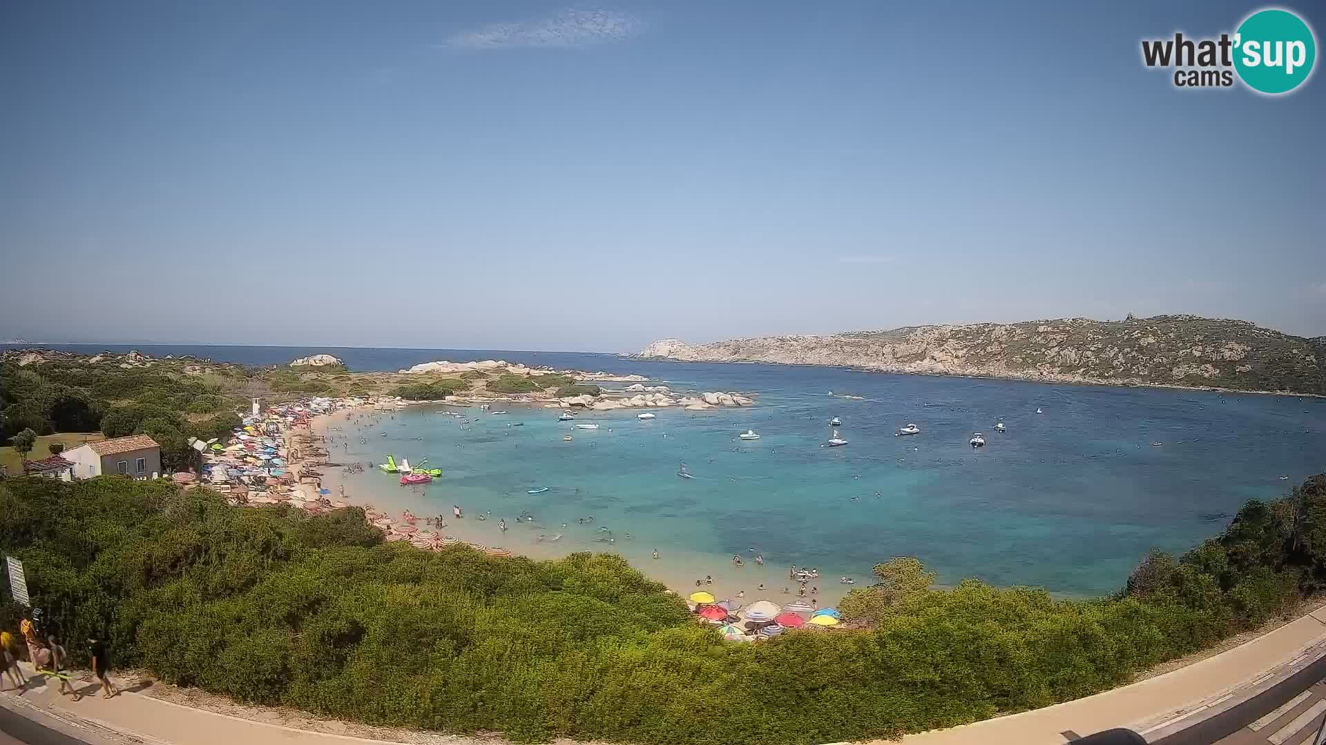 Webcam Rena di Levante – Live View from Capo Testa