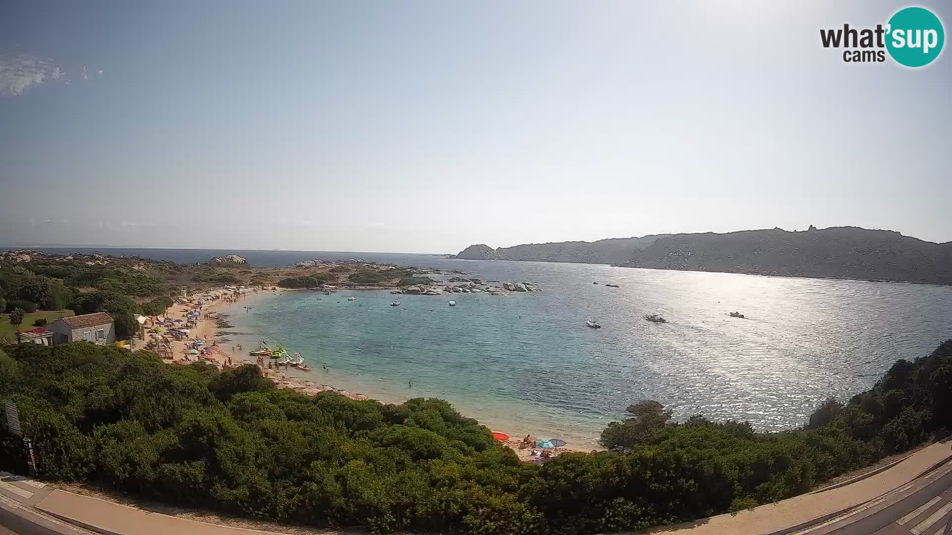 Webcam Rena di Levante – Live View from Capo Testa