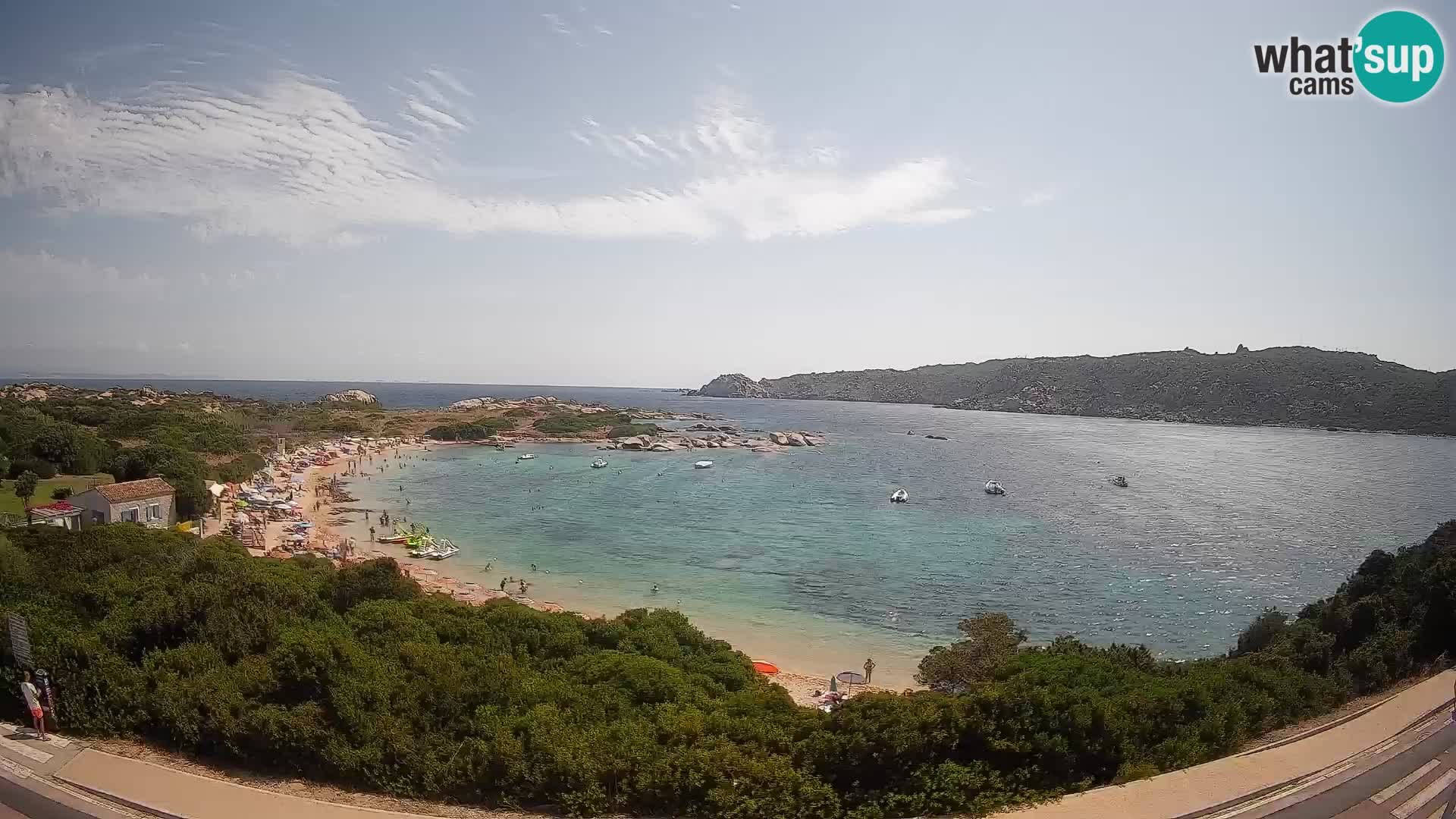 Spletna kamera Rena di Levante – Pogled v živo na Capo Testa