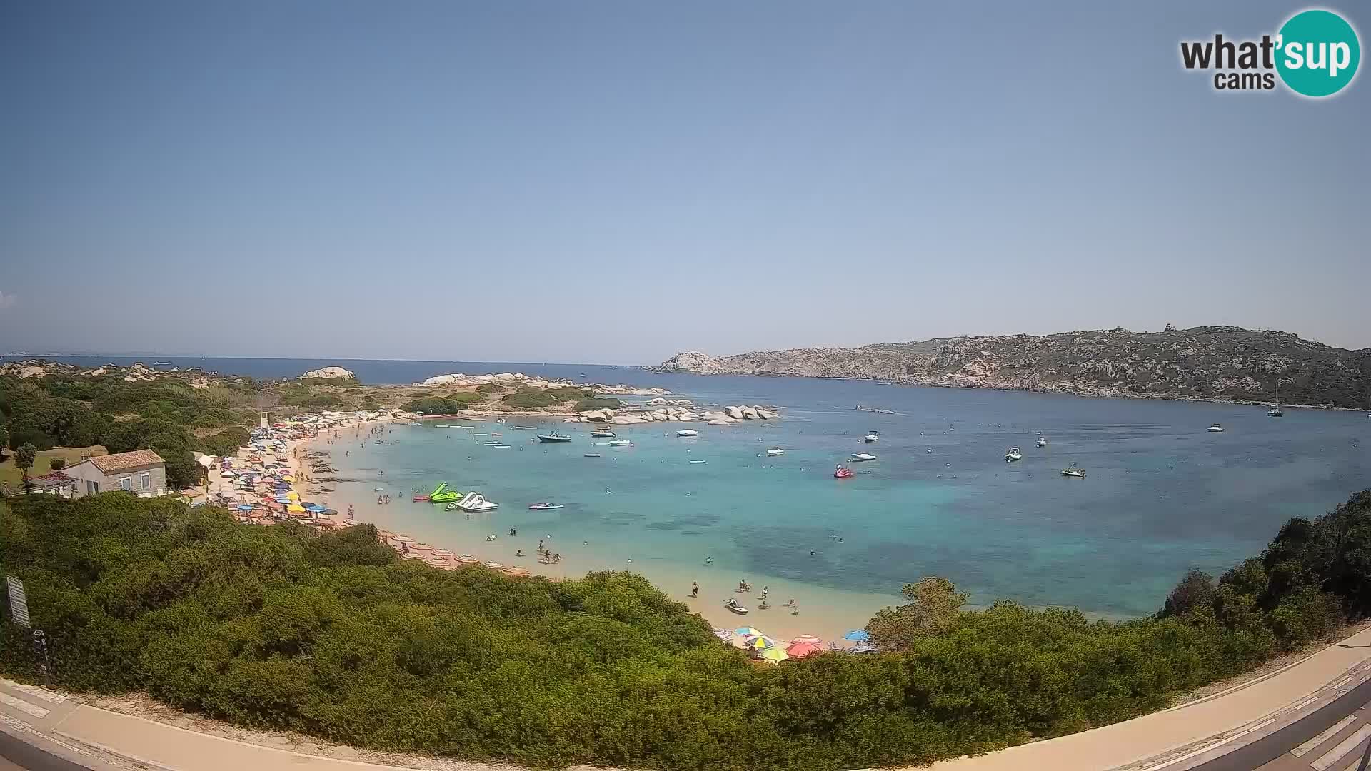 Webcam Rena di Levante – Live View from Capo Testa
