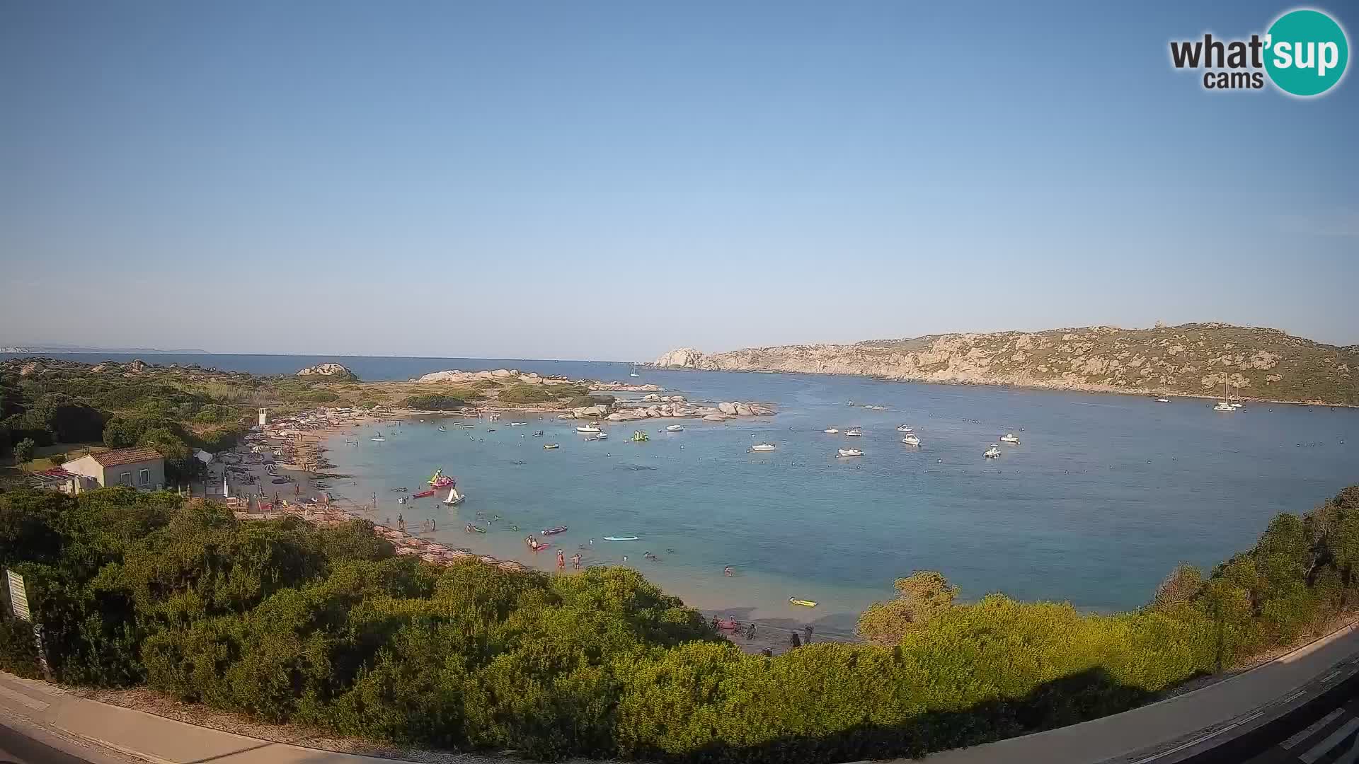 Spletna kamera Rena di Levante – Pogled v živo na Capo Testa