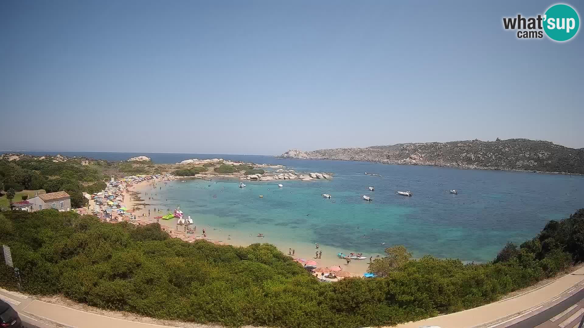 Spletna kamera Rena di Levante – Pogled v živo na Capo Testa