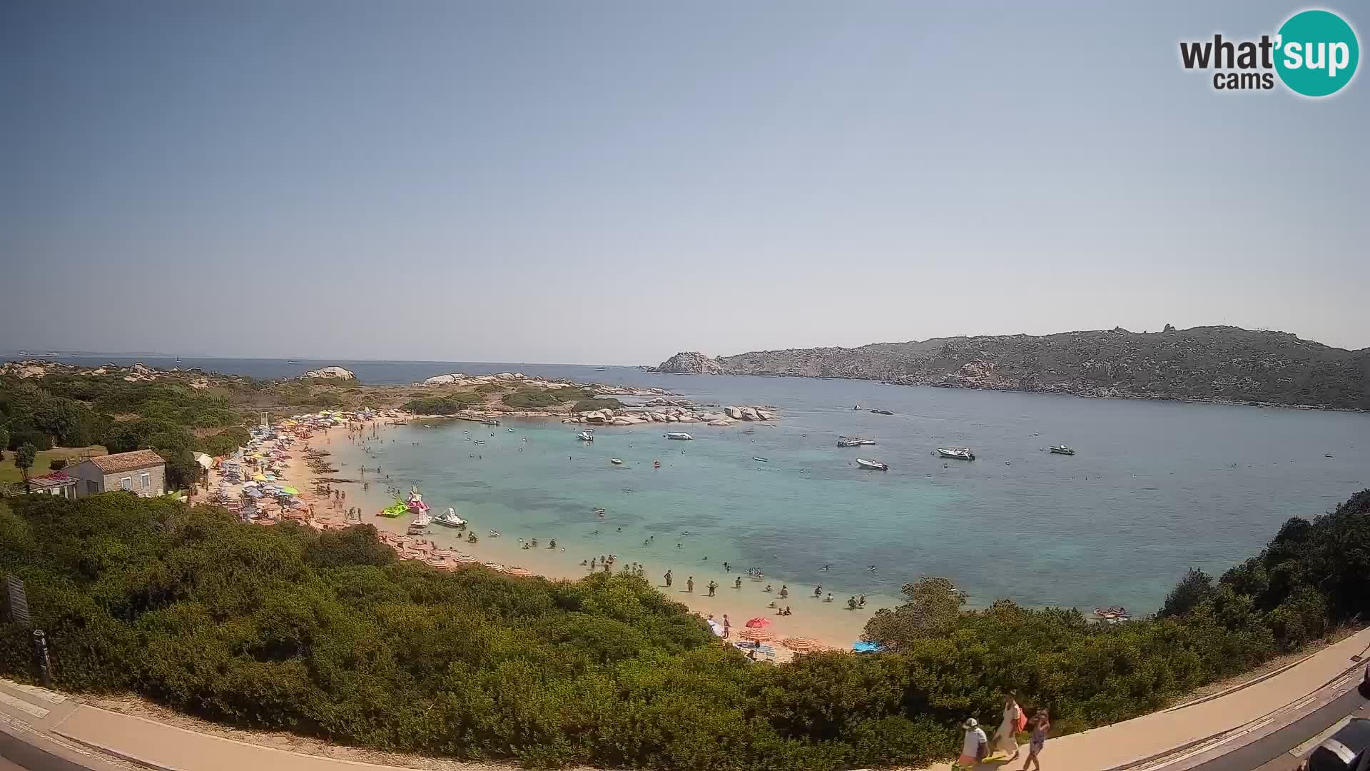 Webcam Rena di Levante – Live View from Capo Testa