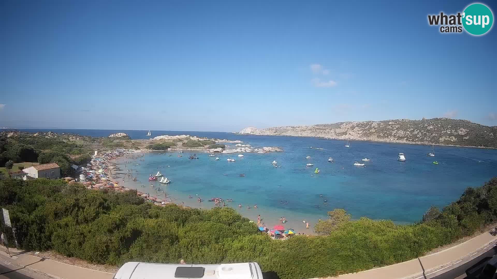 Webcam Rena di Levante – Live View from Capo Testa