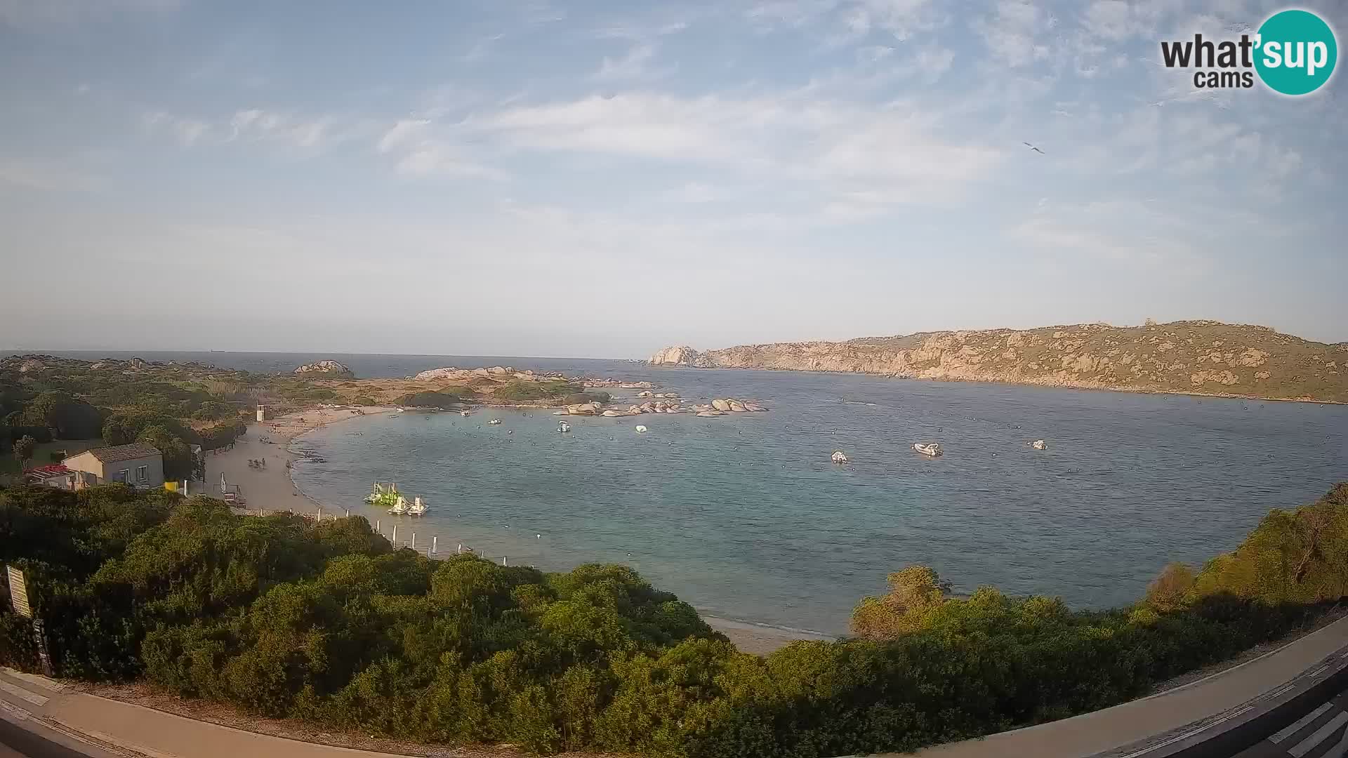 Webcam Rena di Levante – Live View from Capo Testa