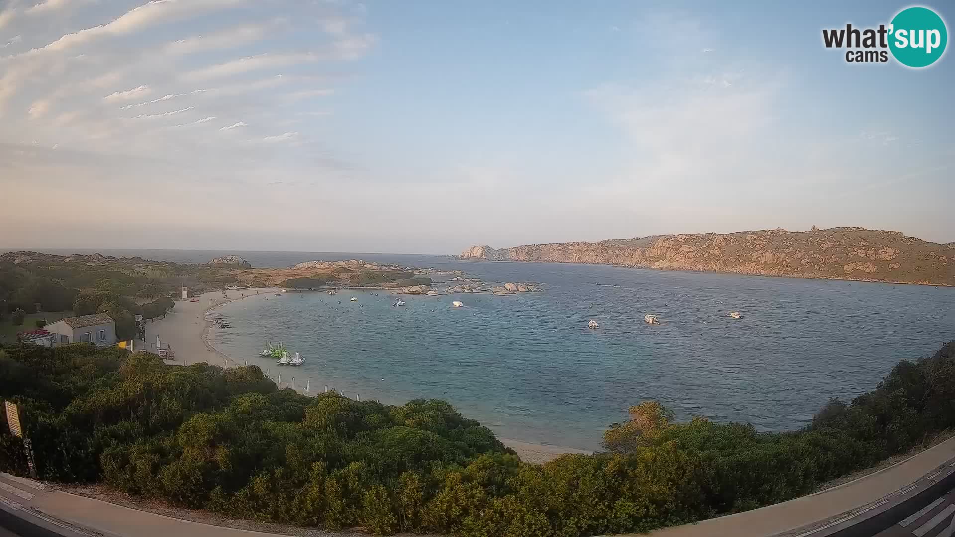 Webcam Rena di Levante – Live View from Capo Testa