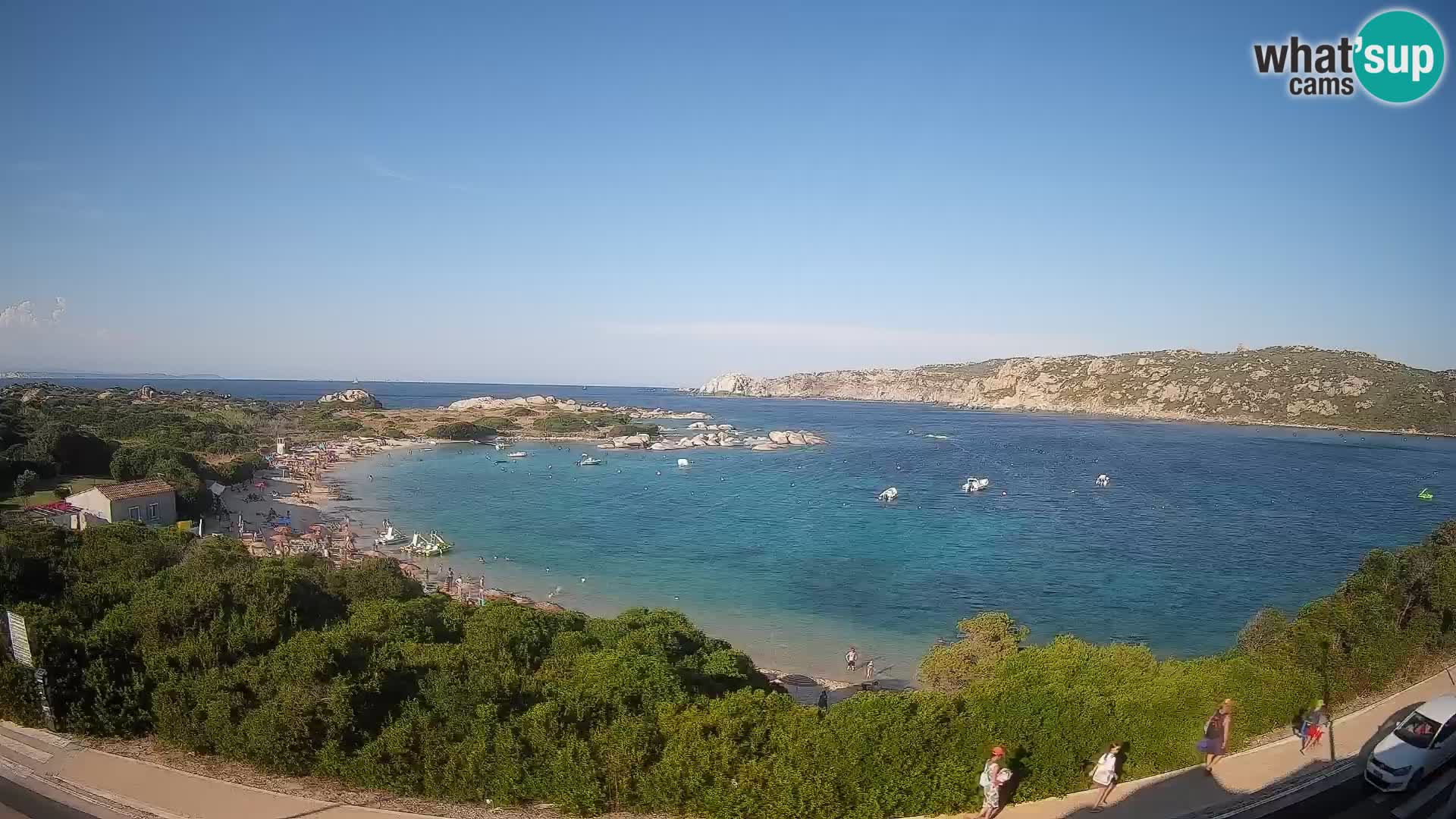 Web kamera Rena di Levante – Pogled uživo s Capo Testa