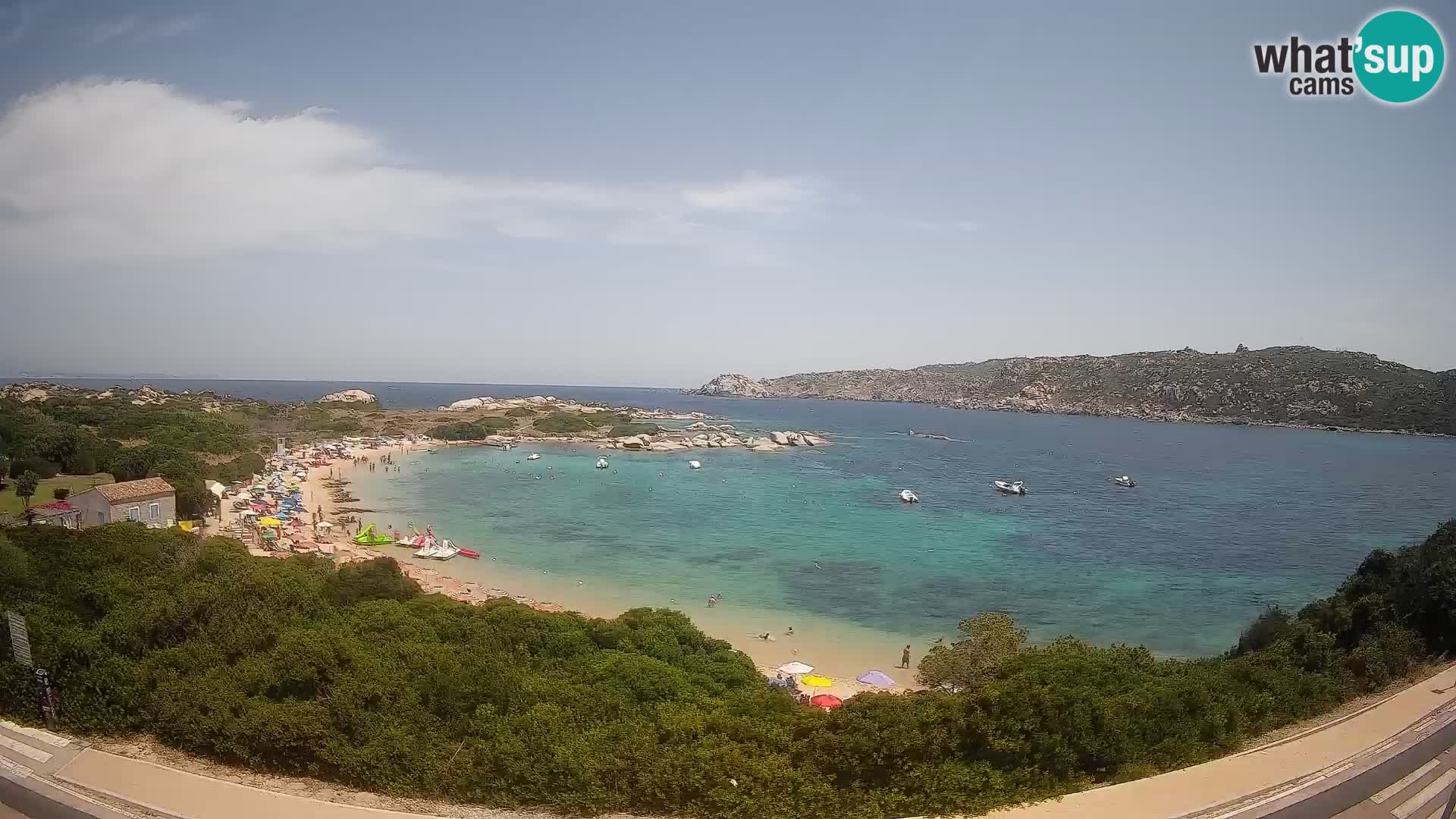 Webcam Rena di Levante – Live View from Capo Testa