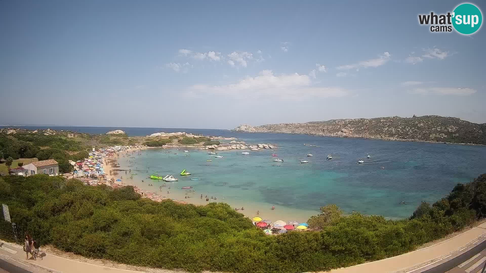 Webcam Rena di Levante – Live View from Capo Testa