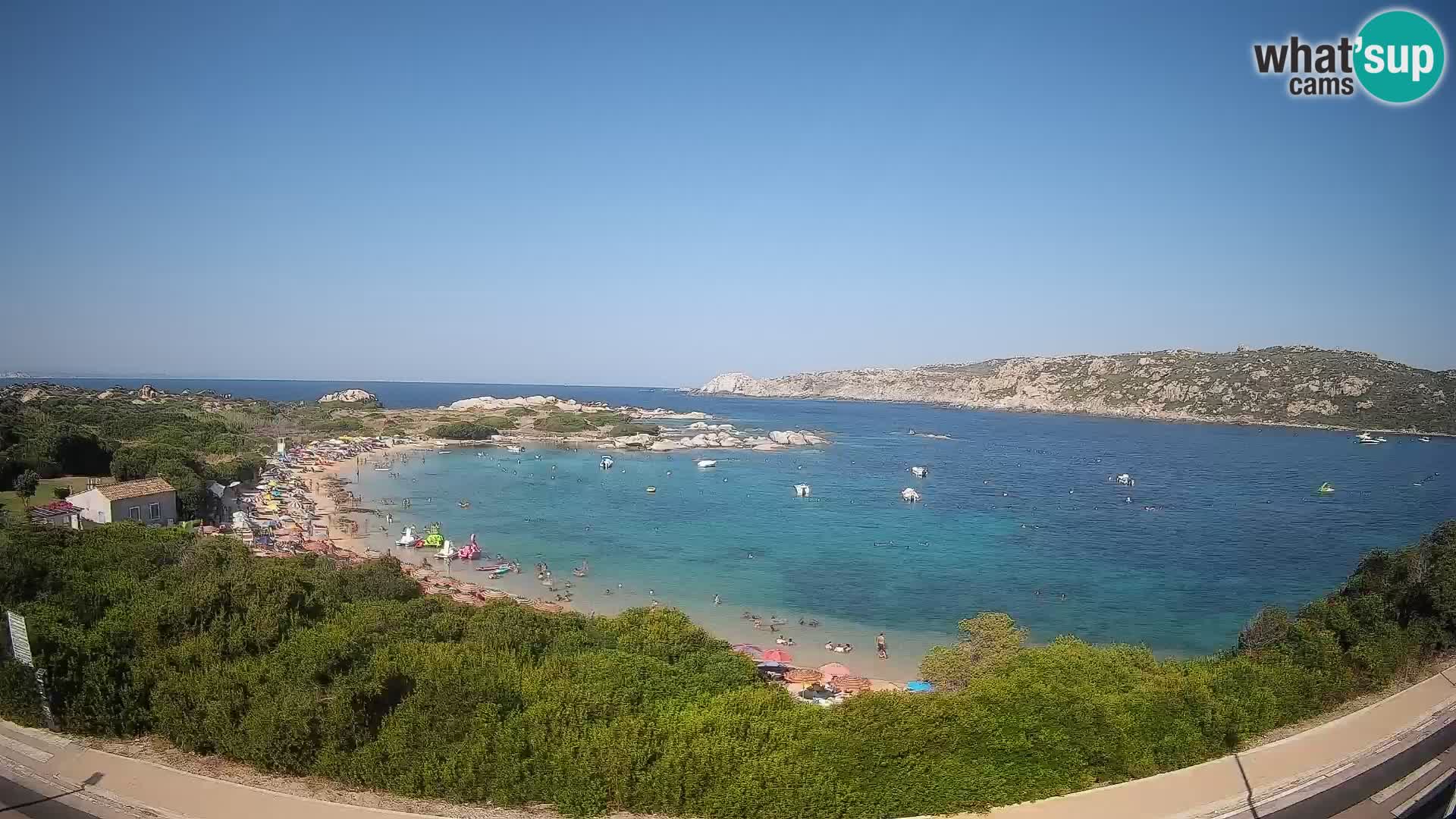 Spletna kamera Rena di Levante – Pogled v živo na Capo Testa