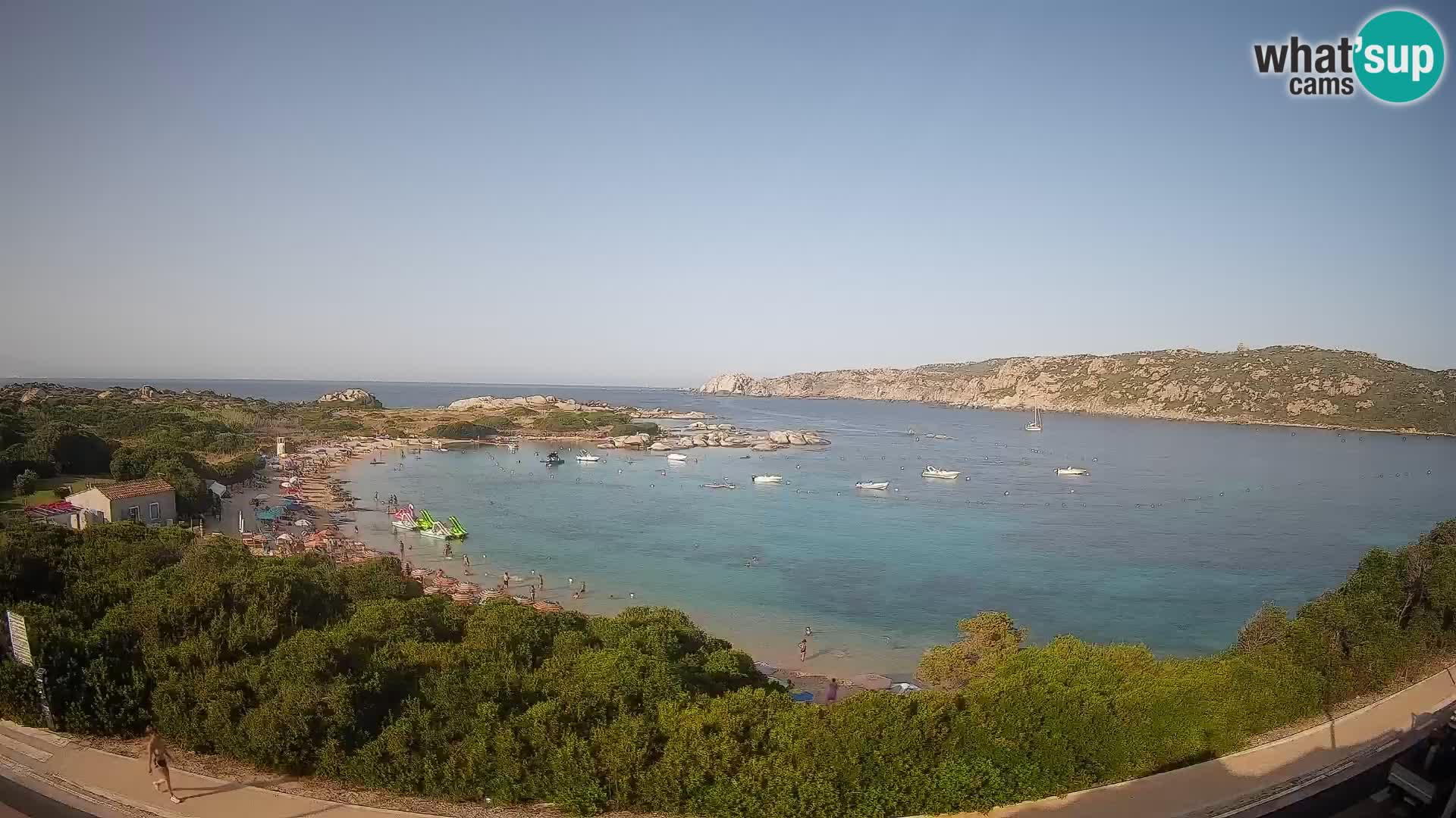Webcam Rena di Levante – Live View from Capo Testa